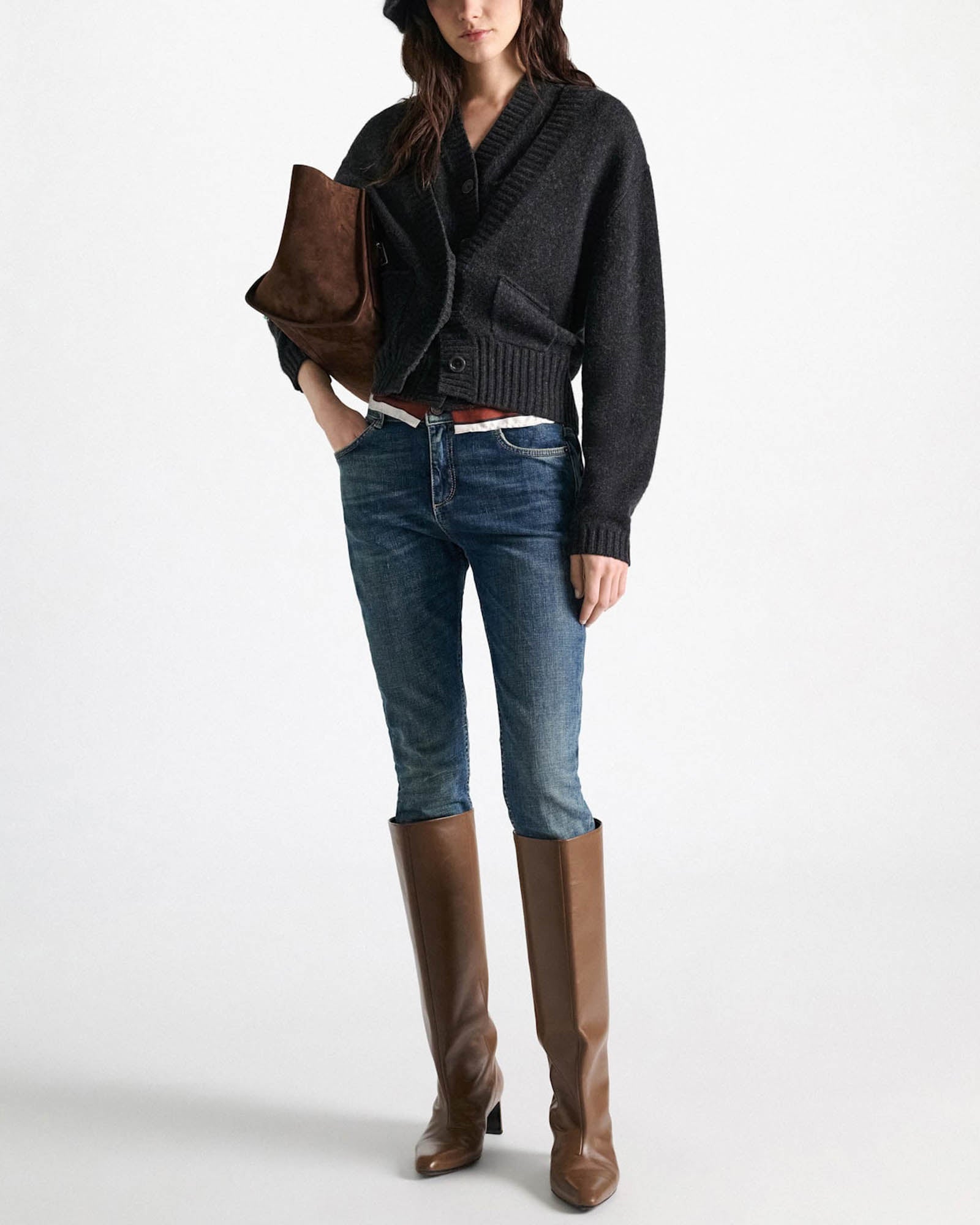 Foulard Statement Cardigan