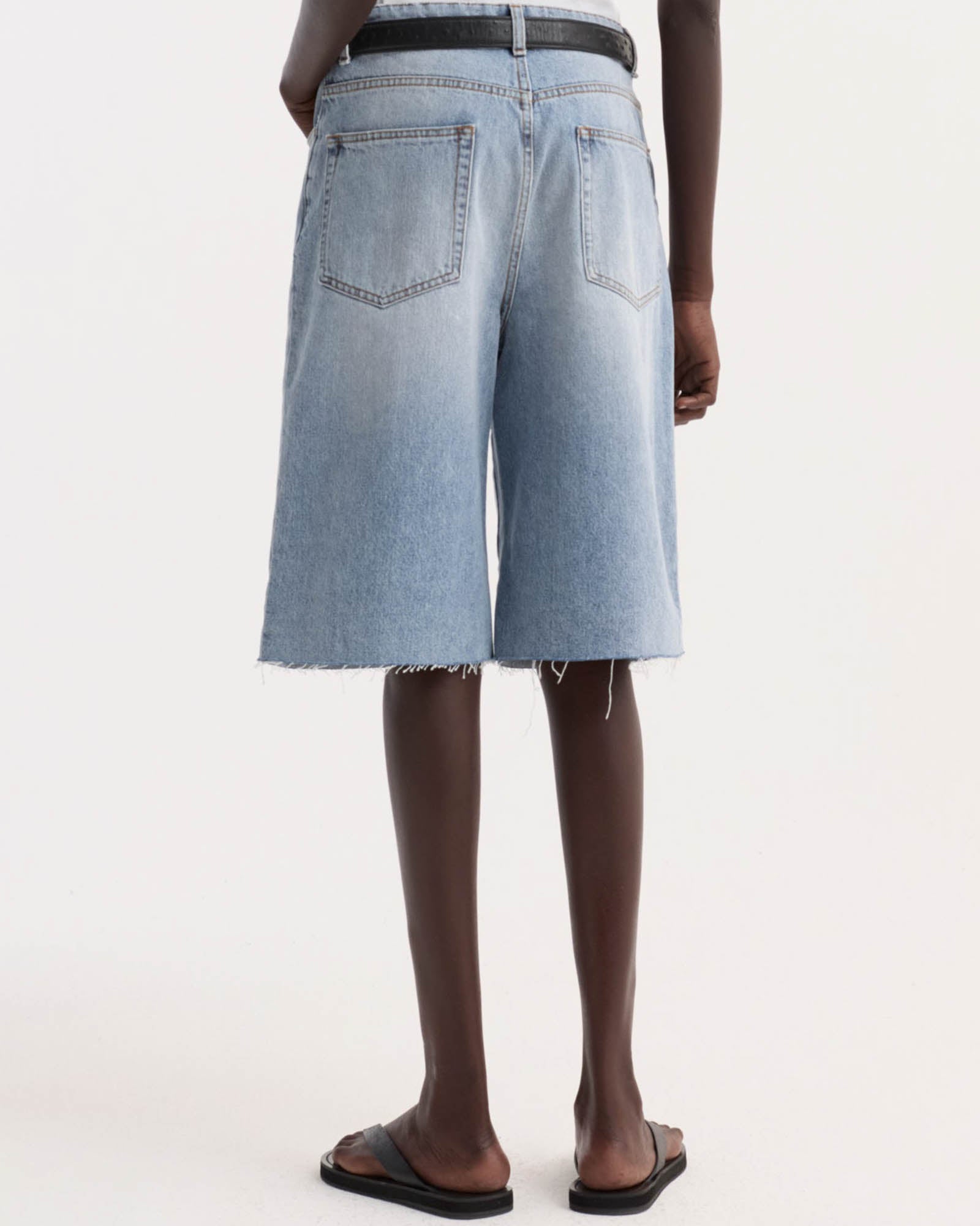 Baggy Fit Denim Shorts