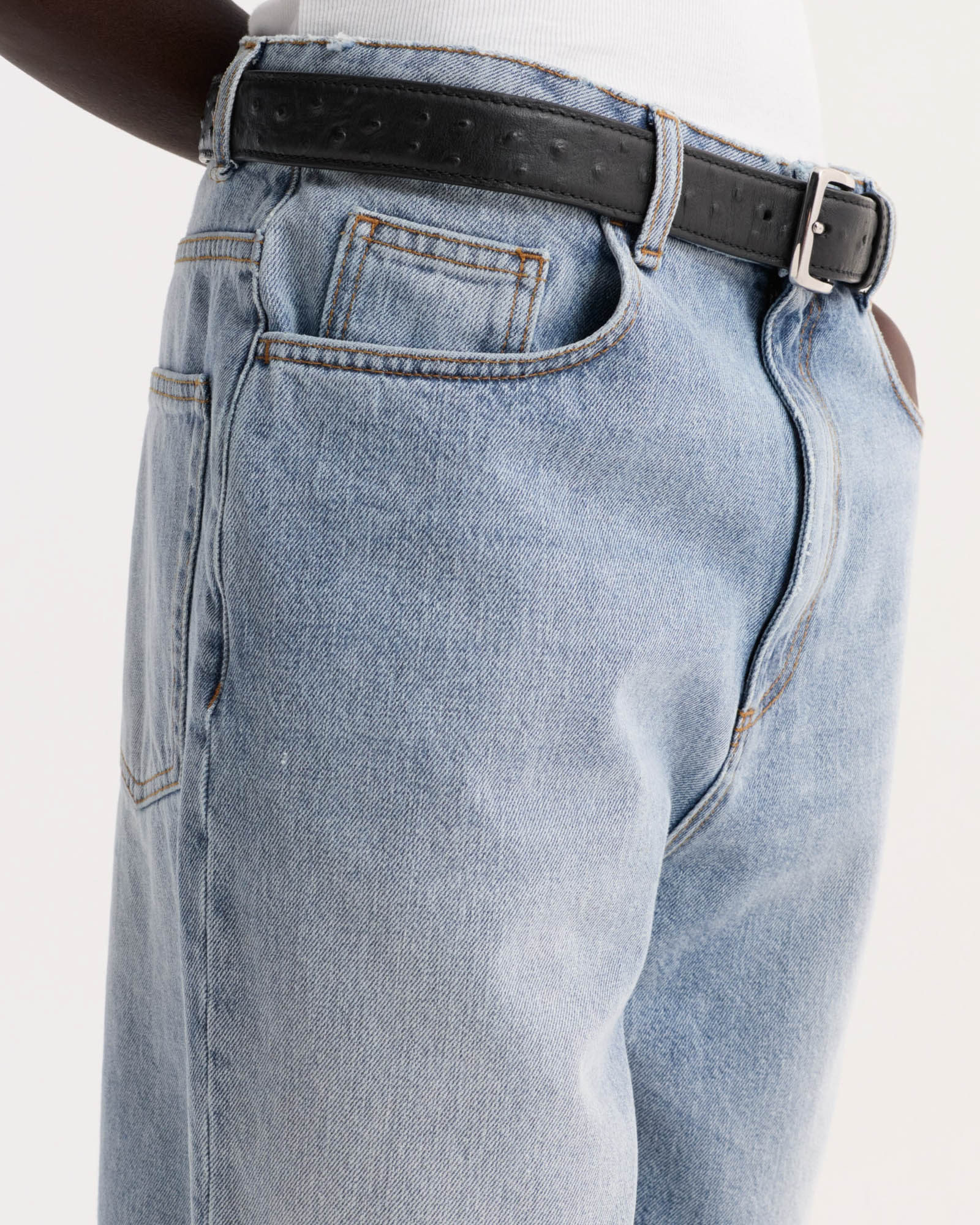 Baggy Fit Denim Shorts