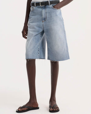 Baggy Fit Denim Shorts