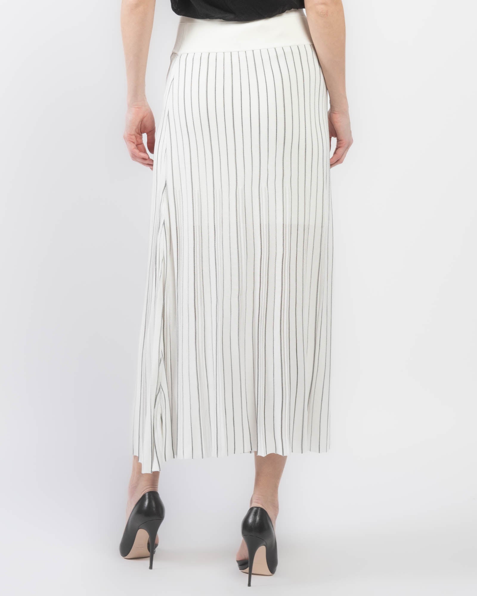 Variegated Pleat Skirt