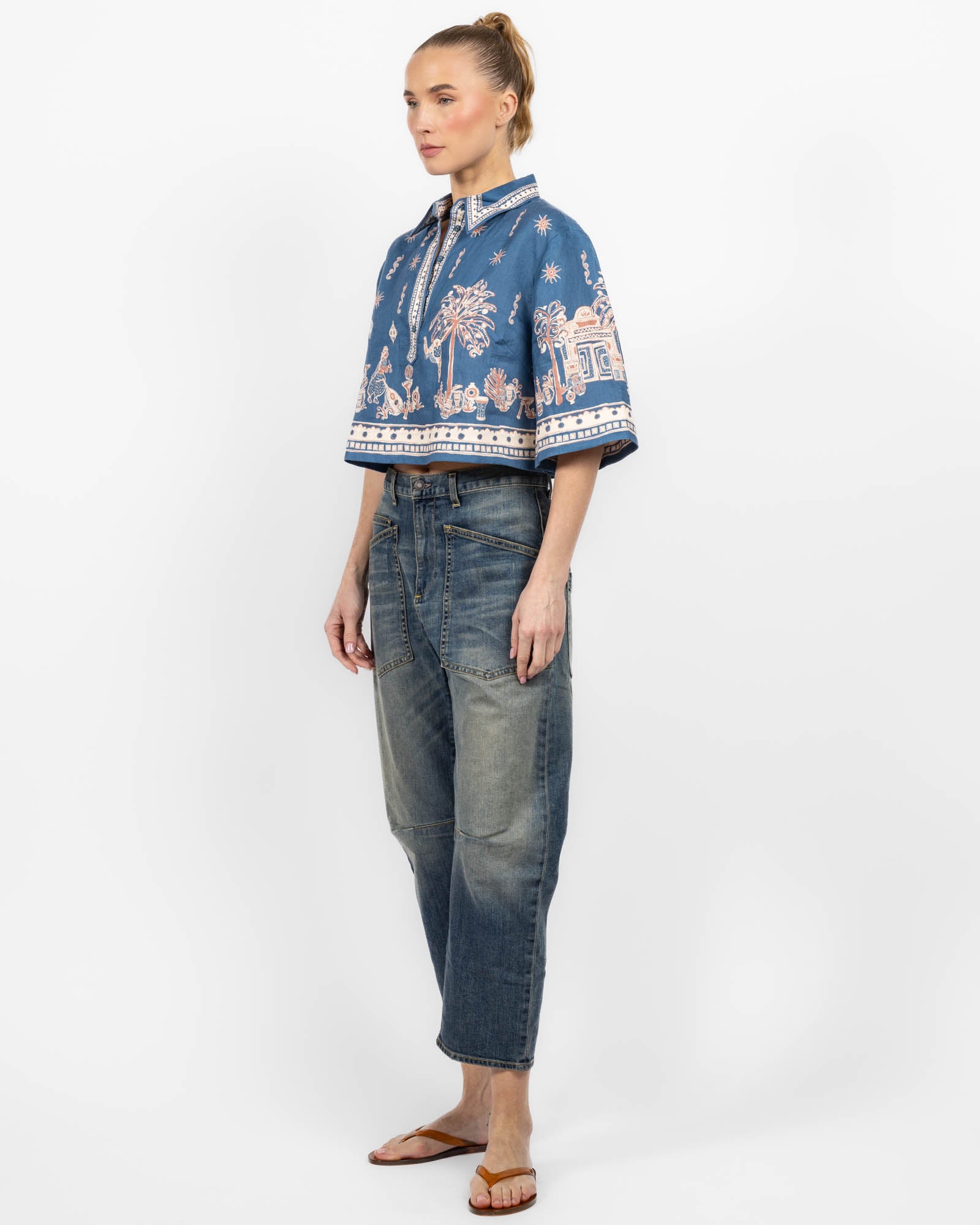 Acacia Crop Shirt