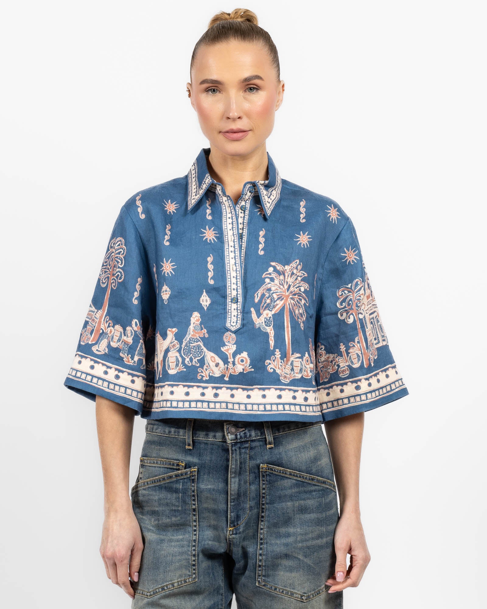 Acacia Crop Shirt