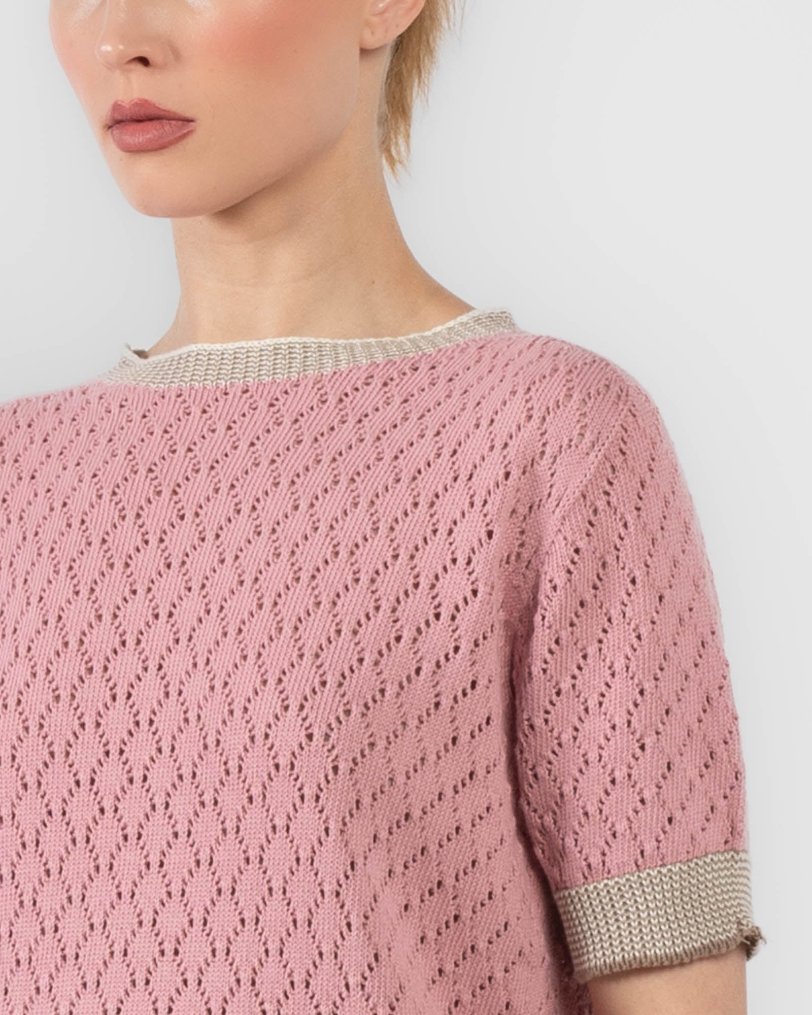 Short Sleeve Knit Top