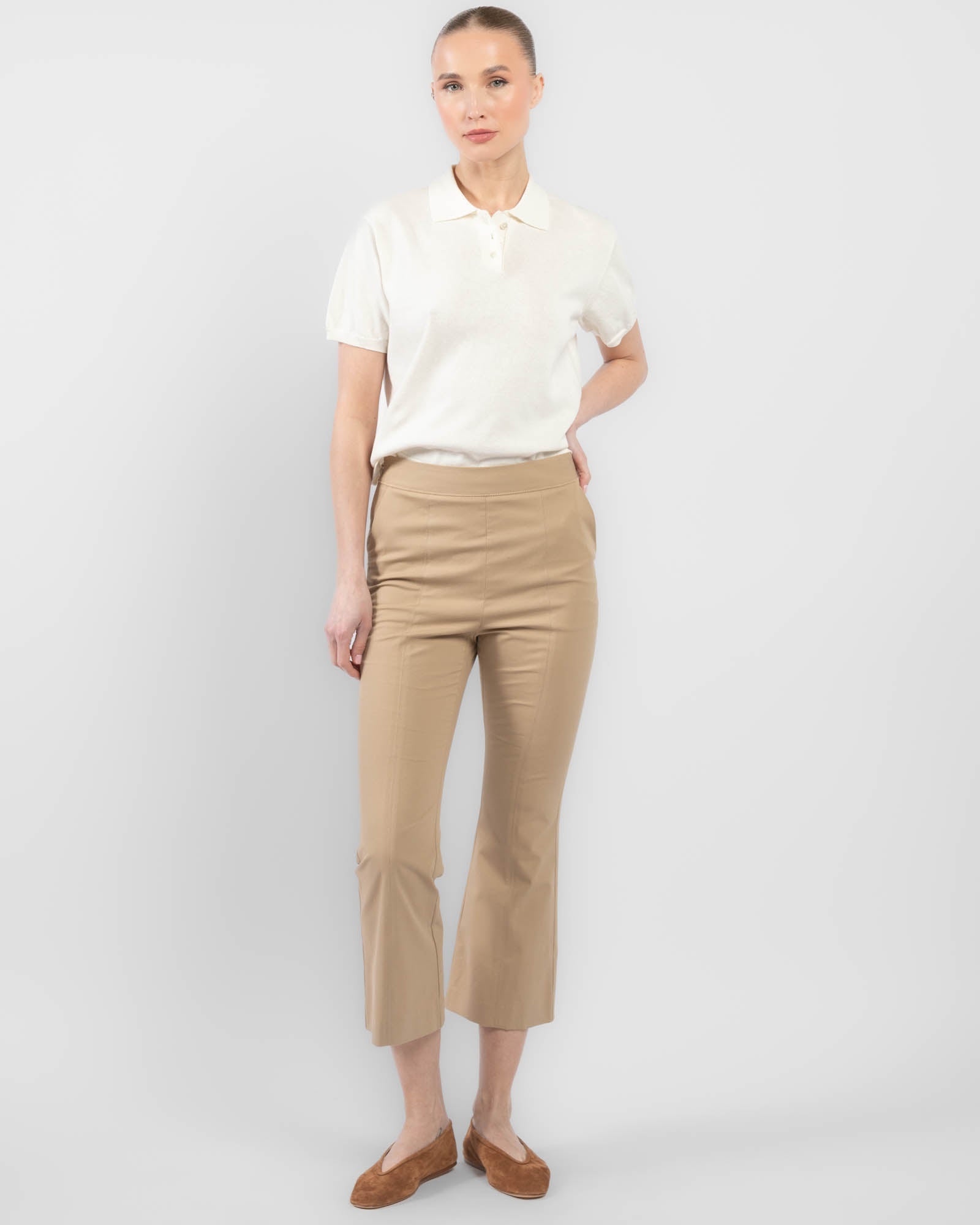 Kick Flare Crop Pants