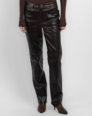 Pantalon slim droit