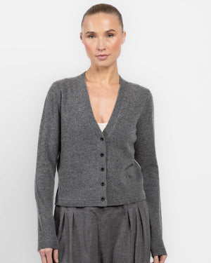 Cardigan rétréci en V