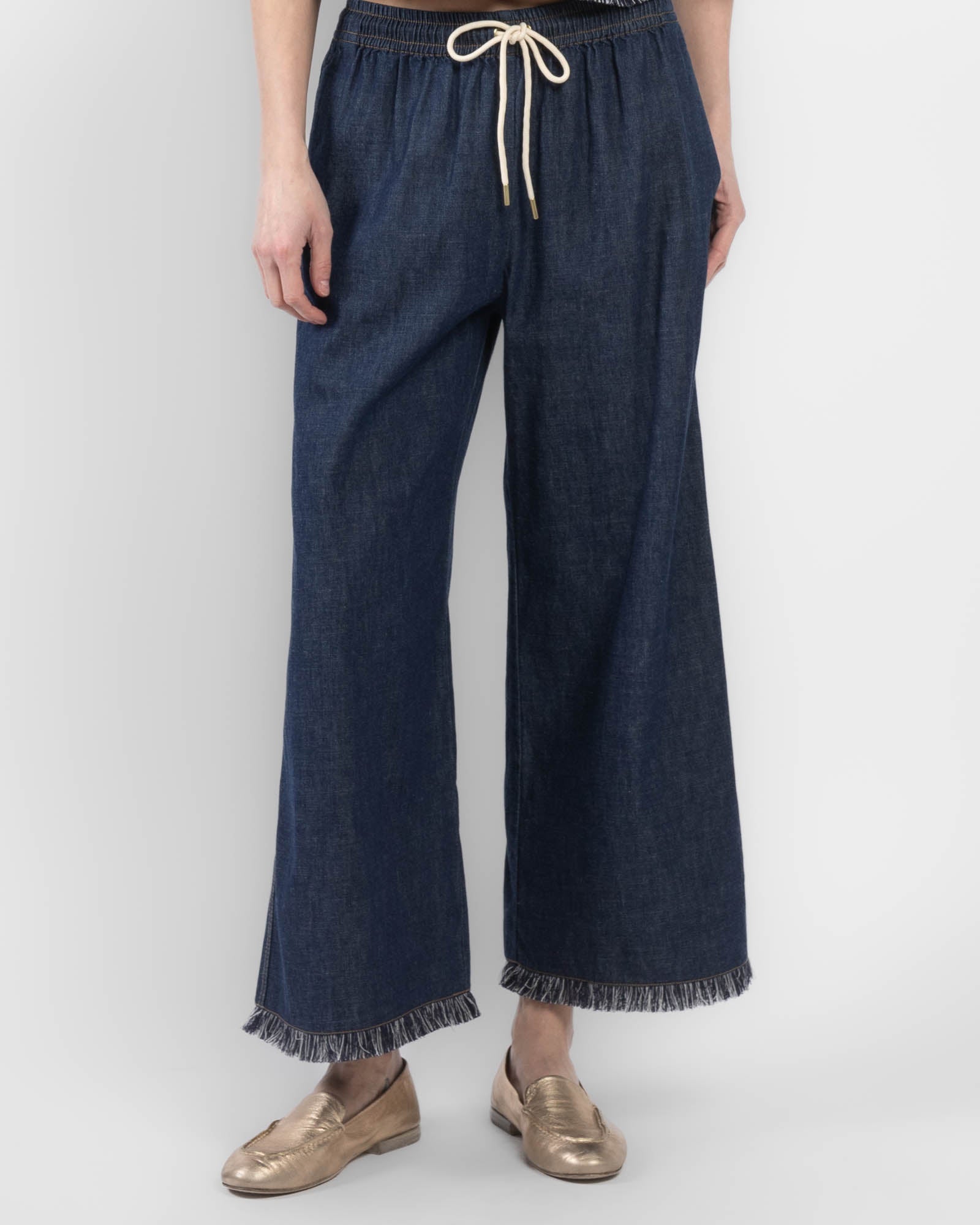 Rhiannon Fringe Denim Pants
