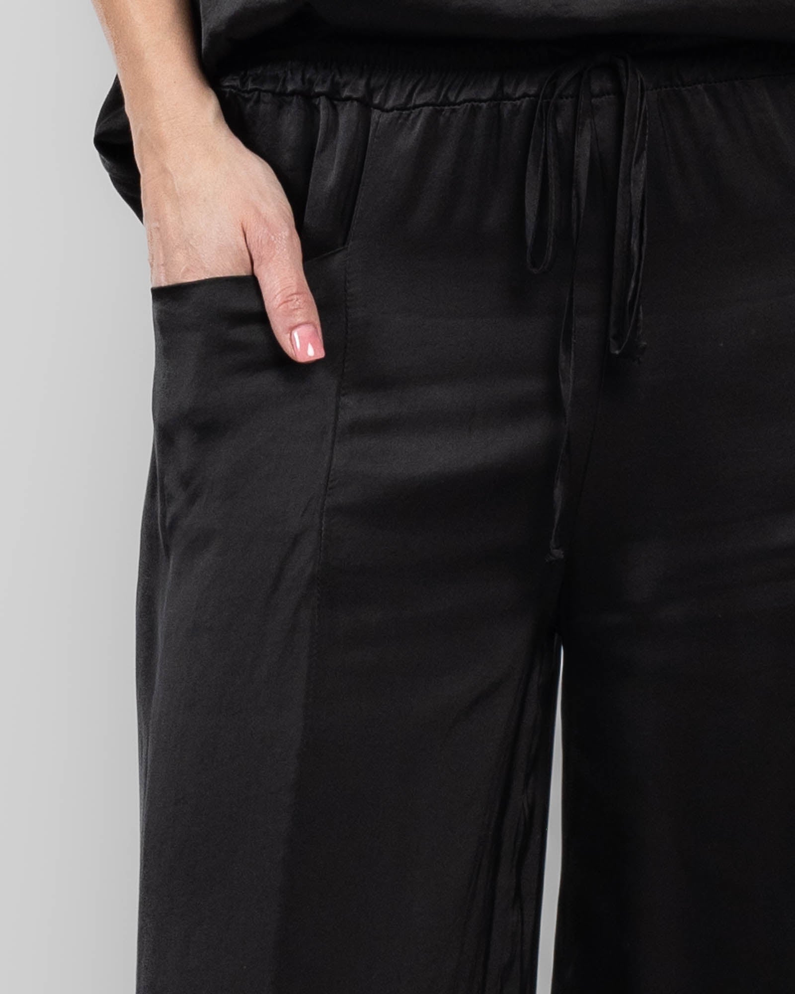 Pantalon en satin