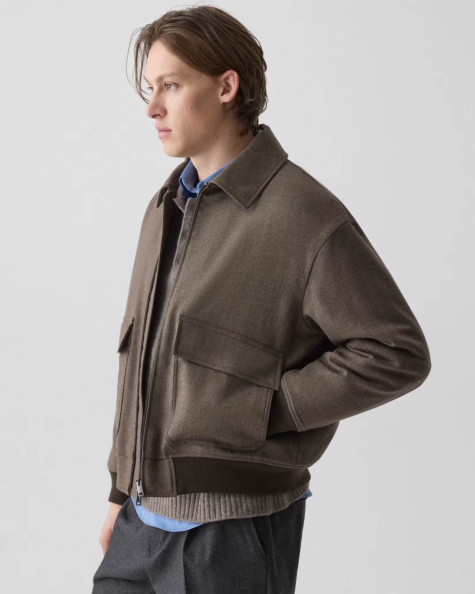 Veste aviateur moderne