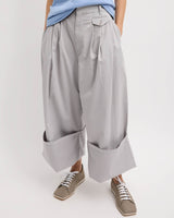 Silky Triple Pleat Pants