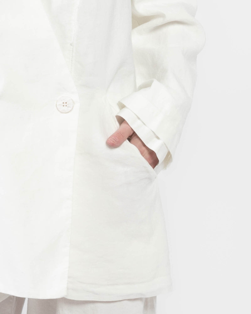 Mixed Double-Breasted Jacket