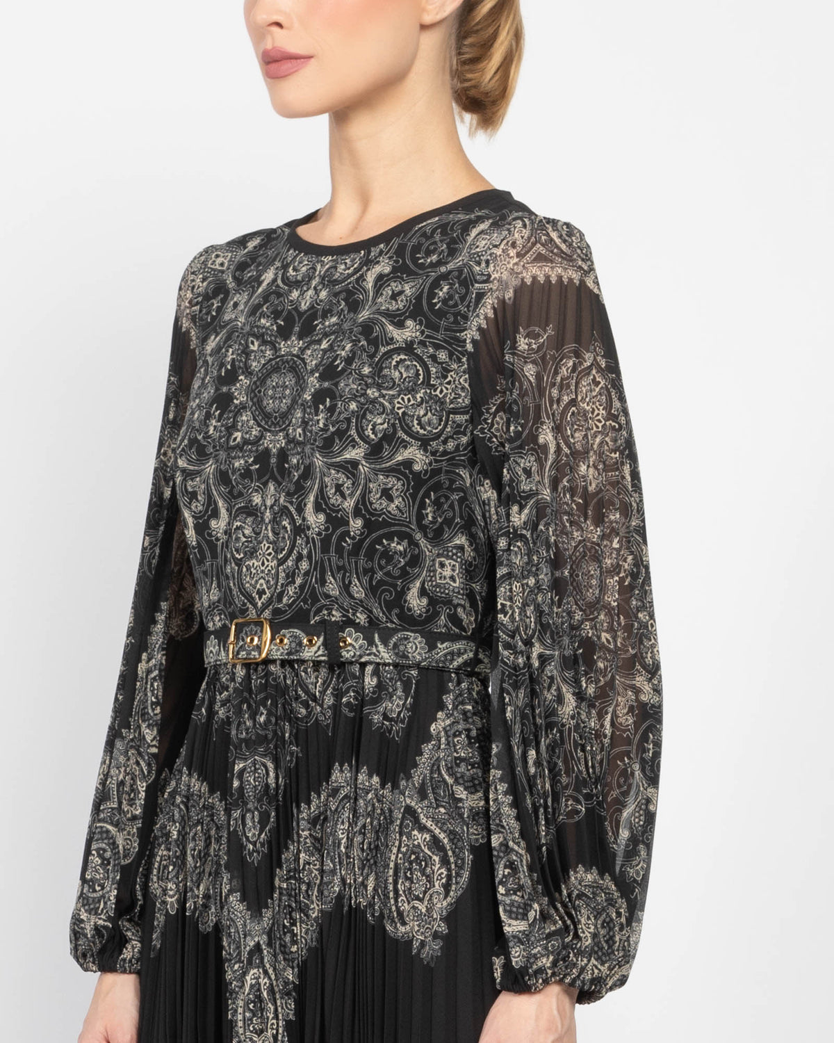 zimmermann sunray long sleeve midi dress ZIMMERMANN Sunray Long Sleeve Midi Dress