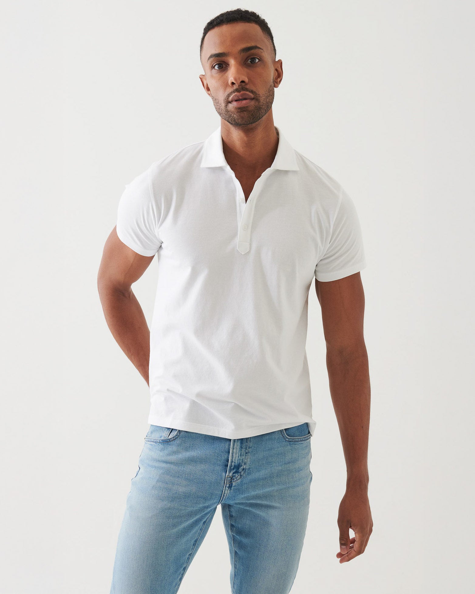 Organic Pima Cotton Button Polo