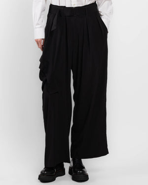 Draped Loose Trousers