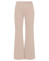 Plaid Flared Pants