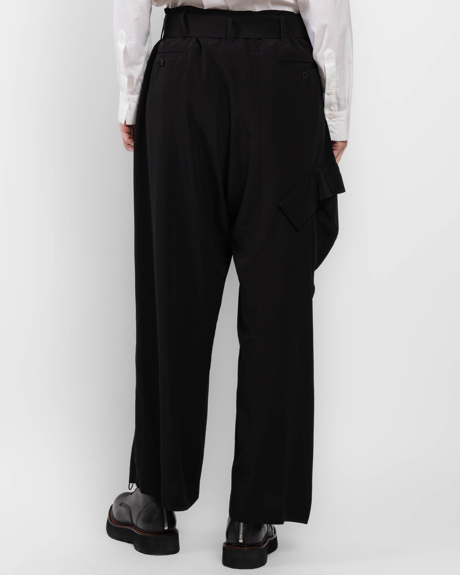 Draped Loose Trousers