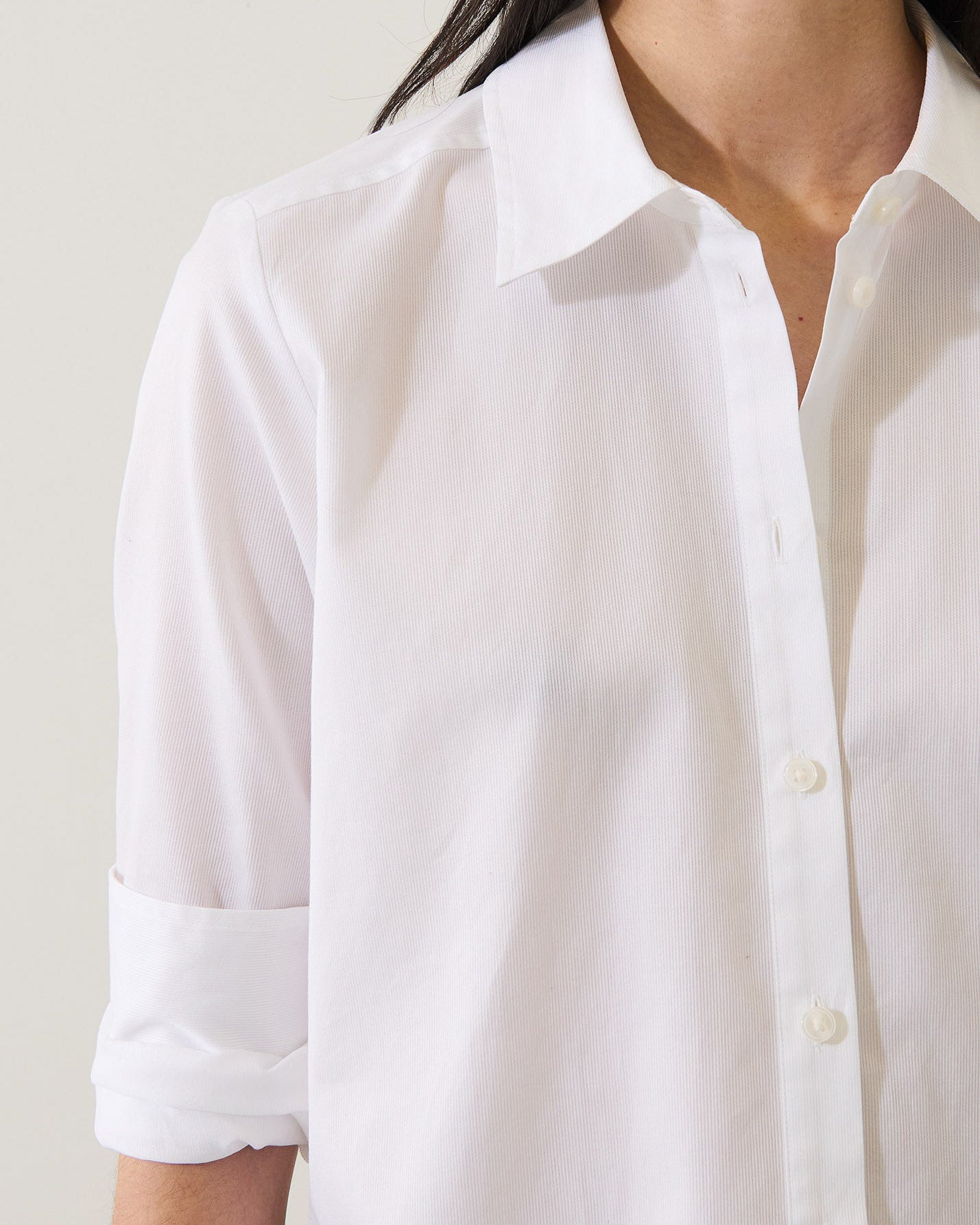 Long Pinstripe Essential Shirt