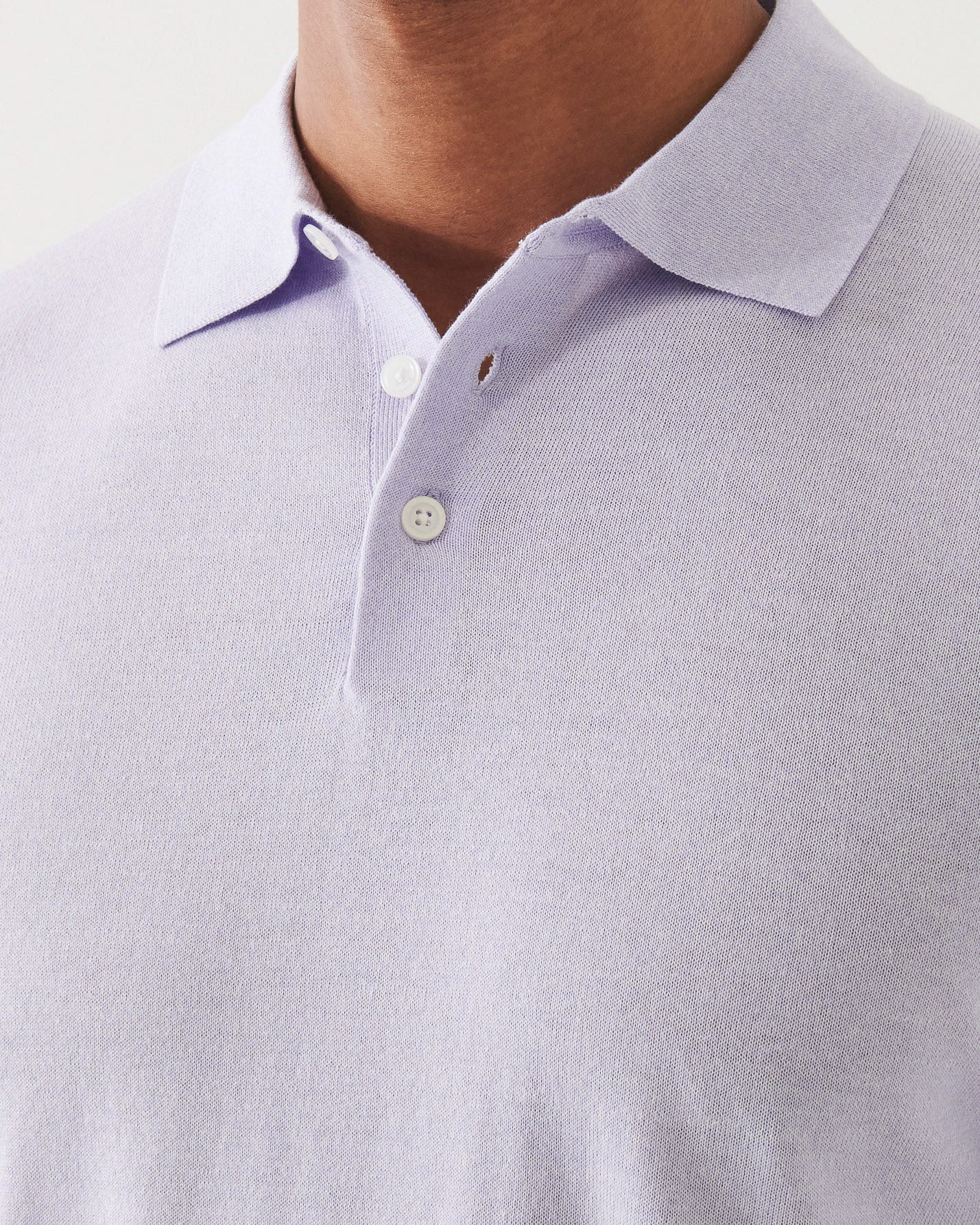 Cupro Button Polo