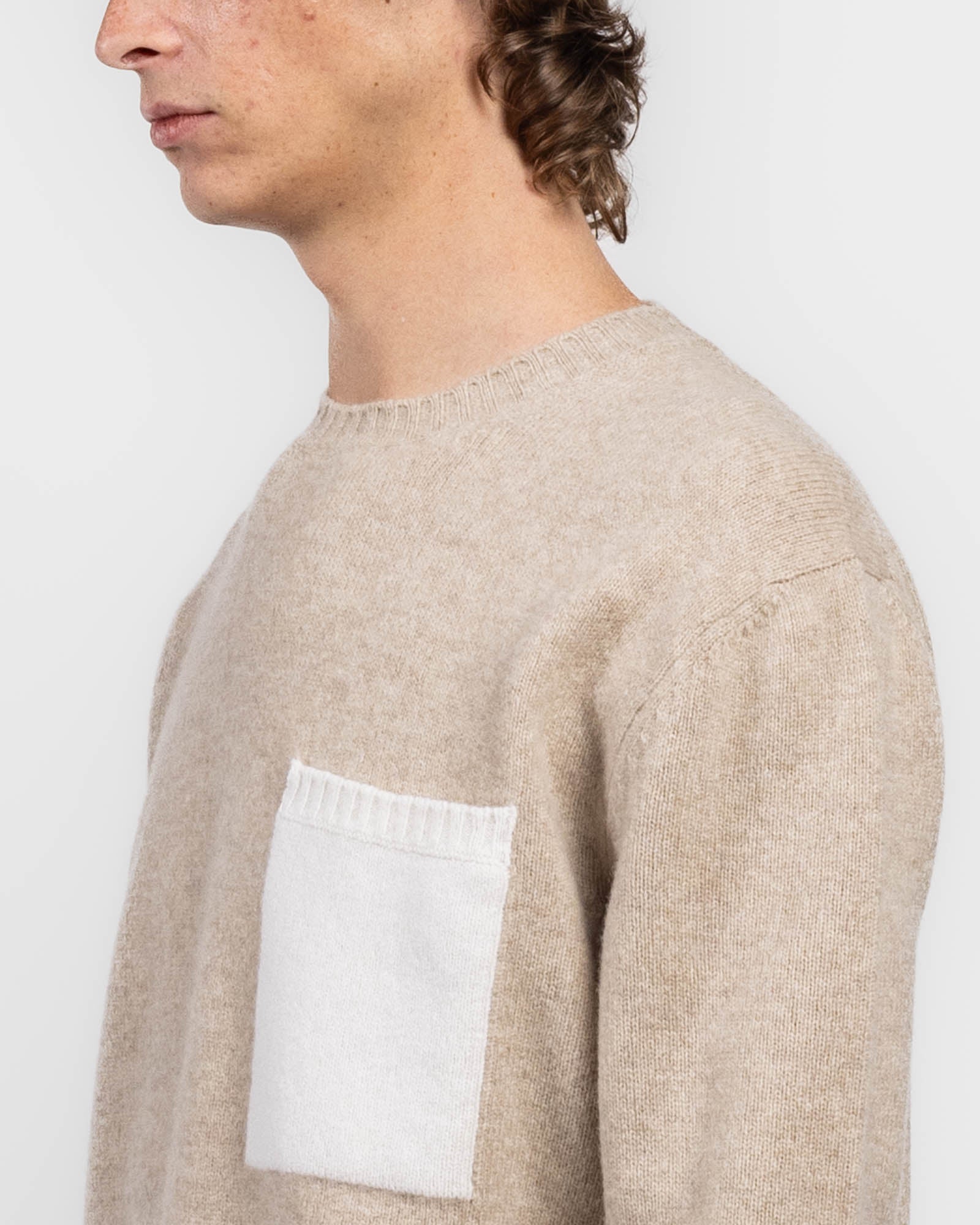 Pocket Crewneck Sweater