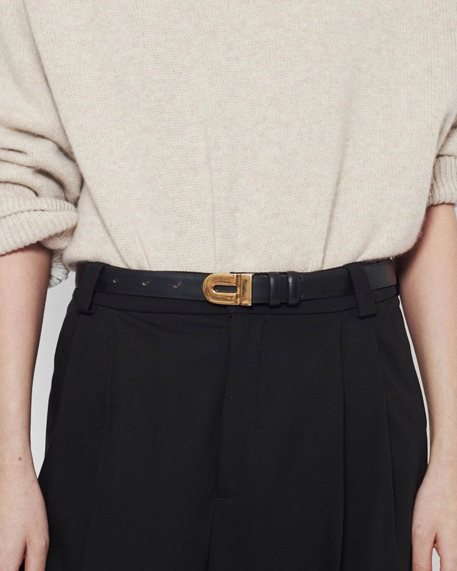 Monogram Leather Belt