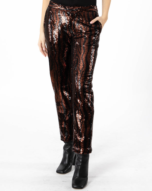 Sequin Chinos