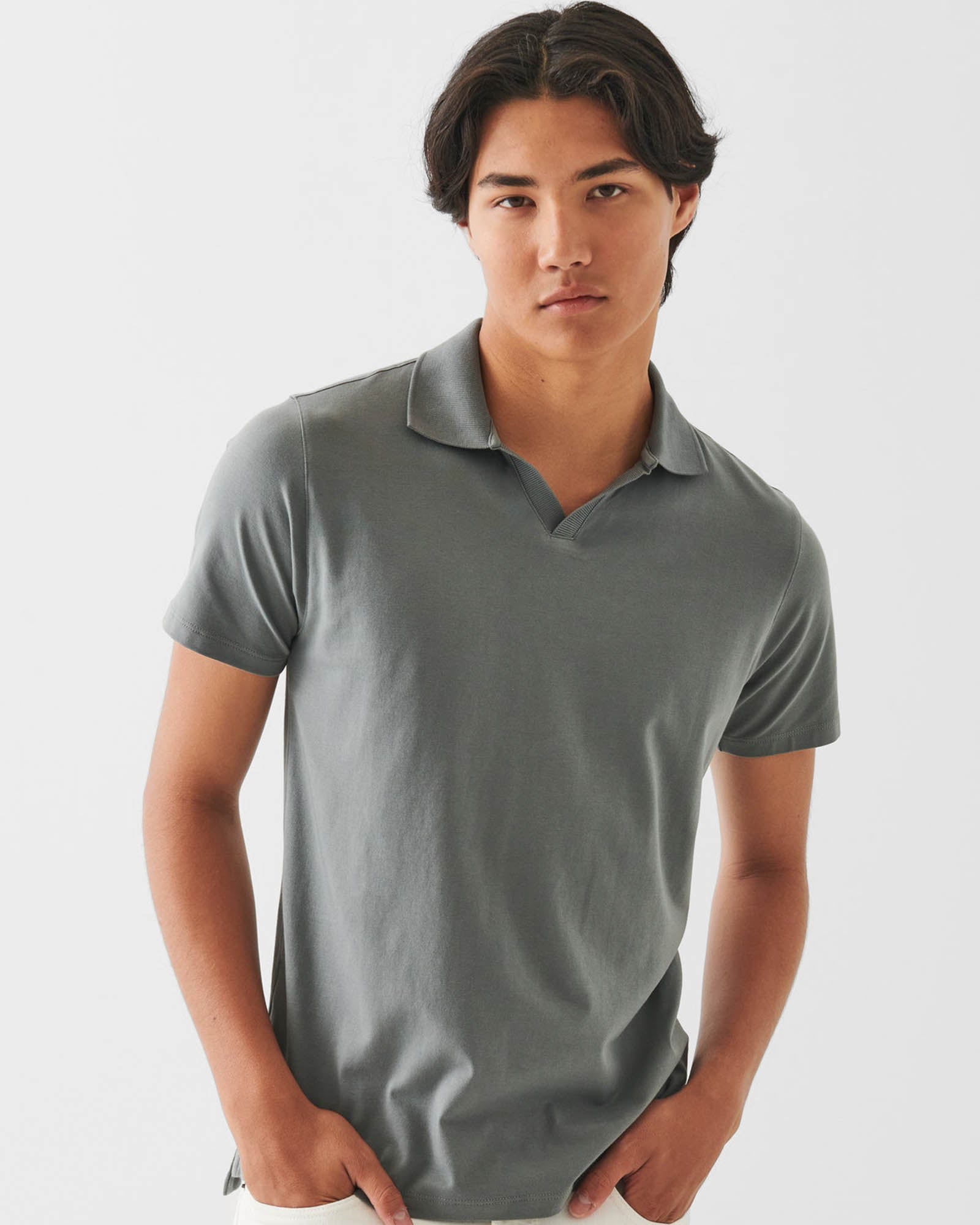 Iconic Short Sleeve Open Polo