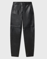 Lambskin Curve Seam Pants