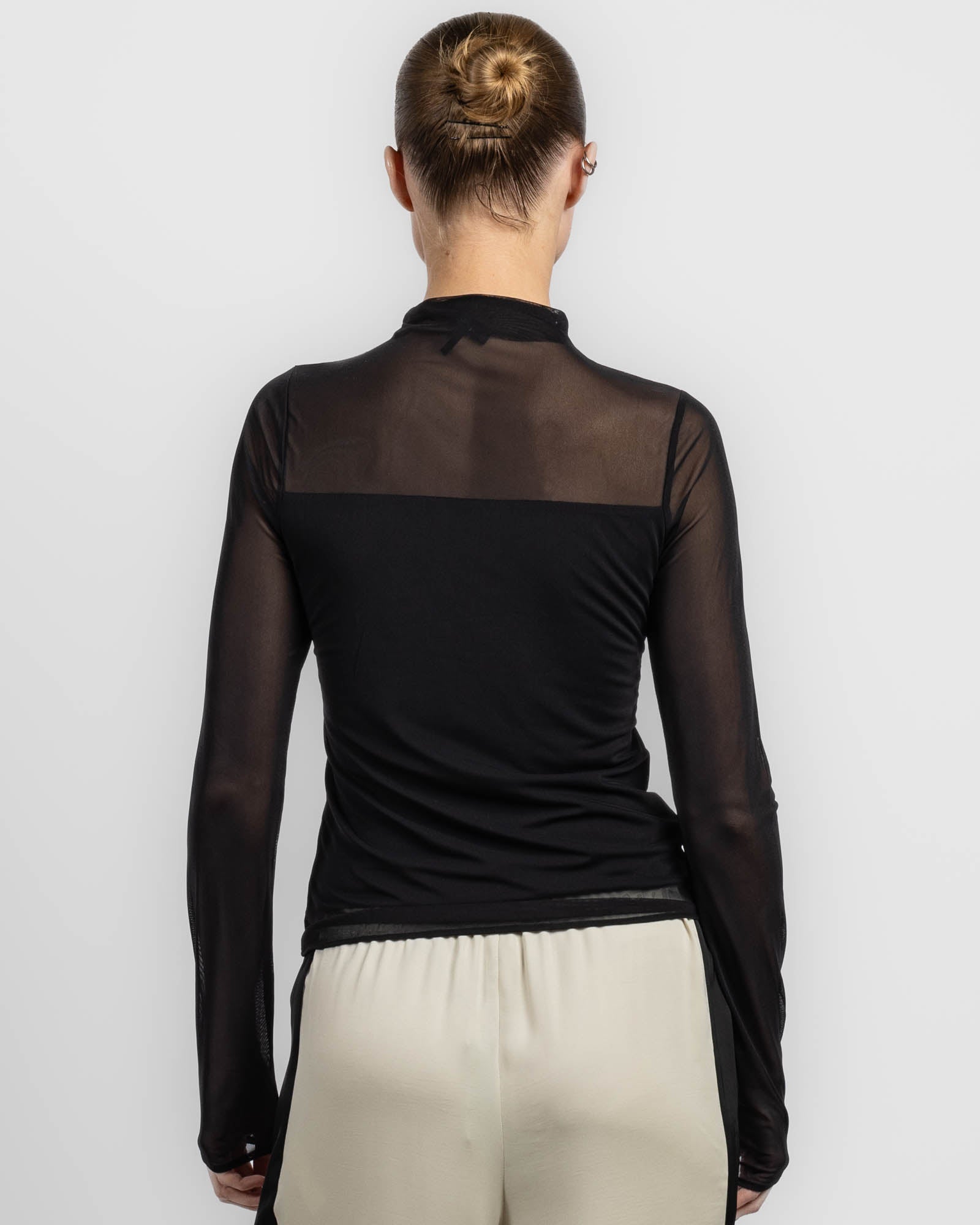 Luca Mix Mock Neck Long Sleeve