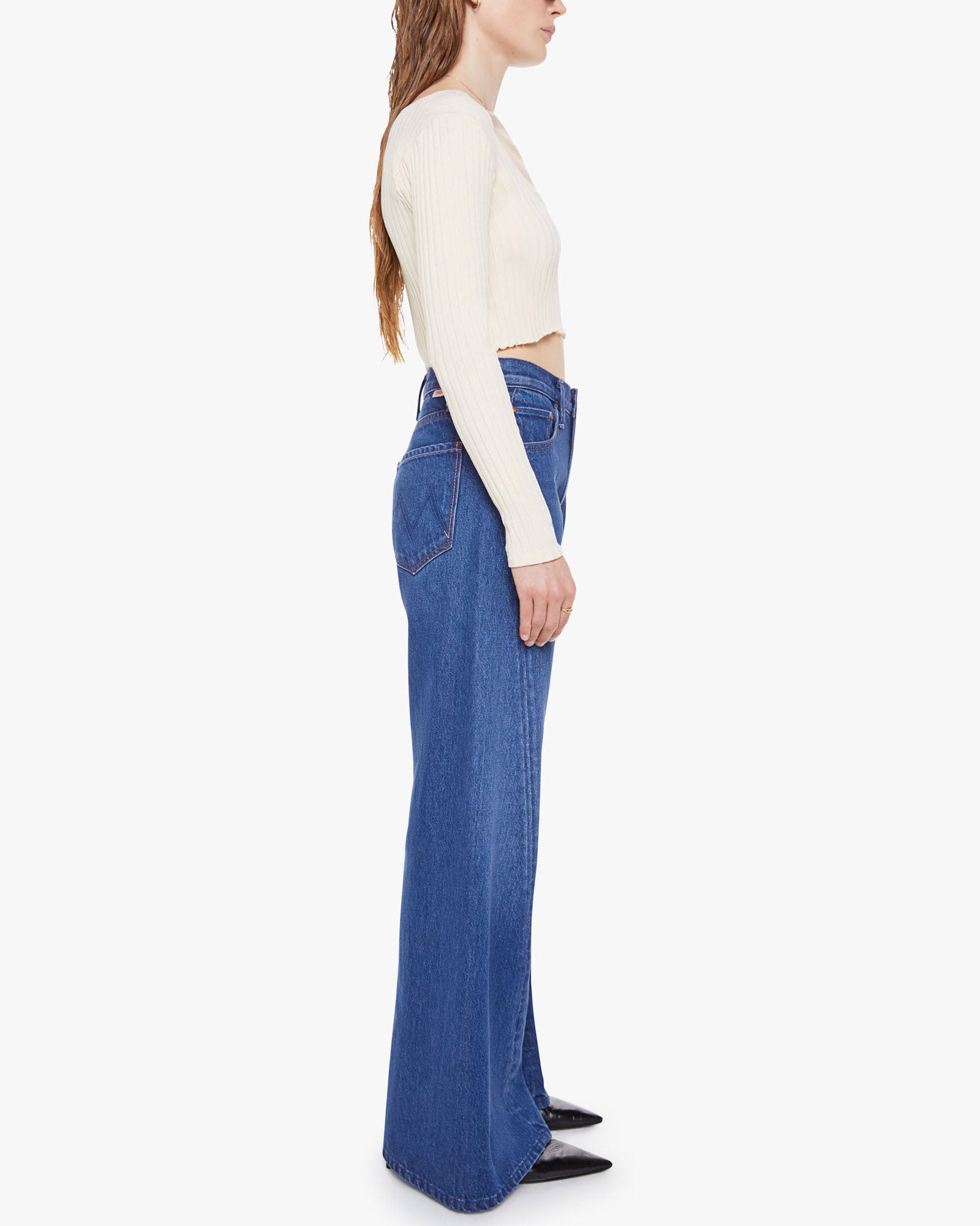 mume MOTHER Lemon Twist Sneaker Jeans