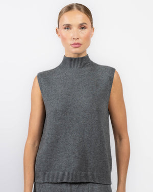 ALPINI Sleeveless Turtleneck Sweater