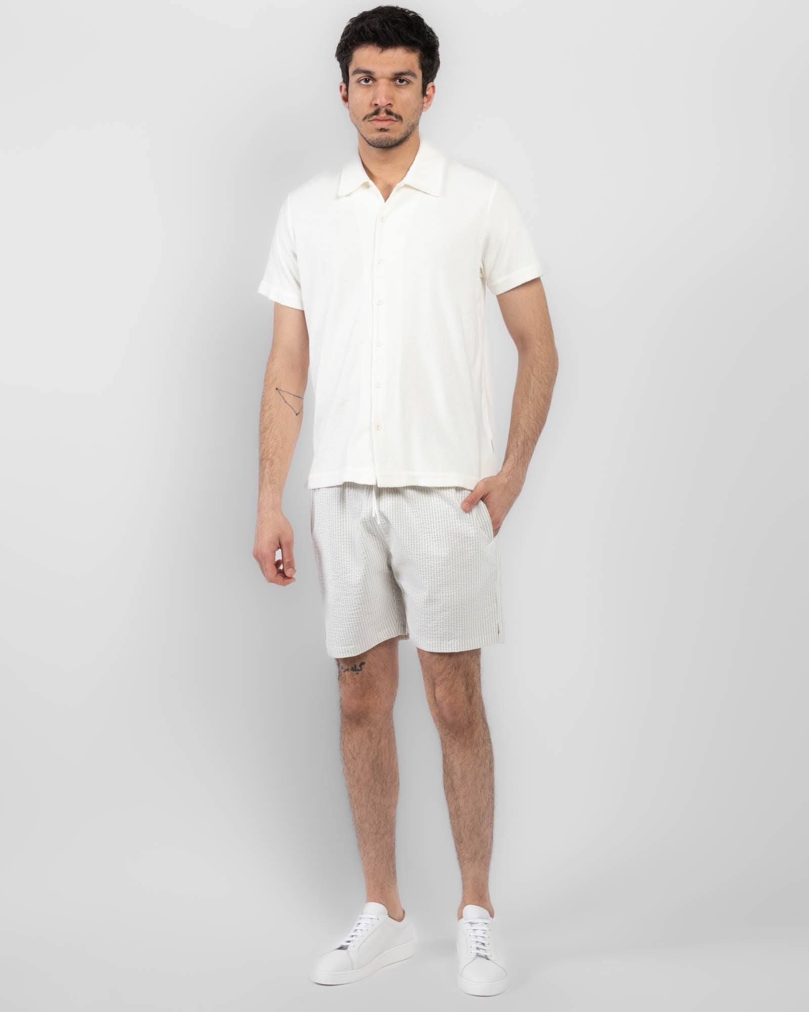 Seersucker Swim Shorts