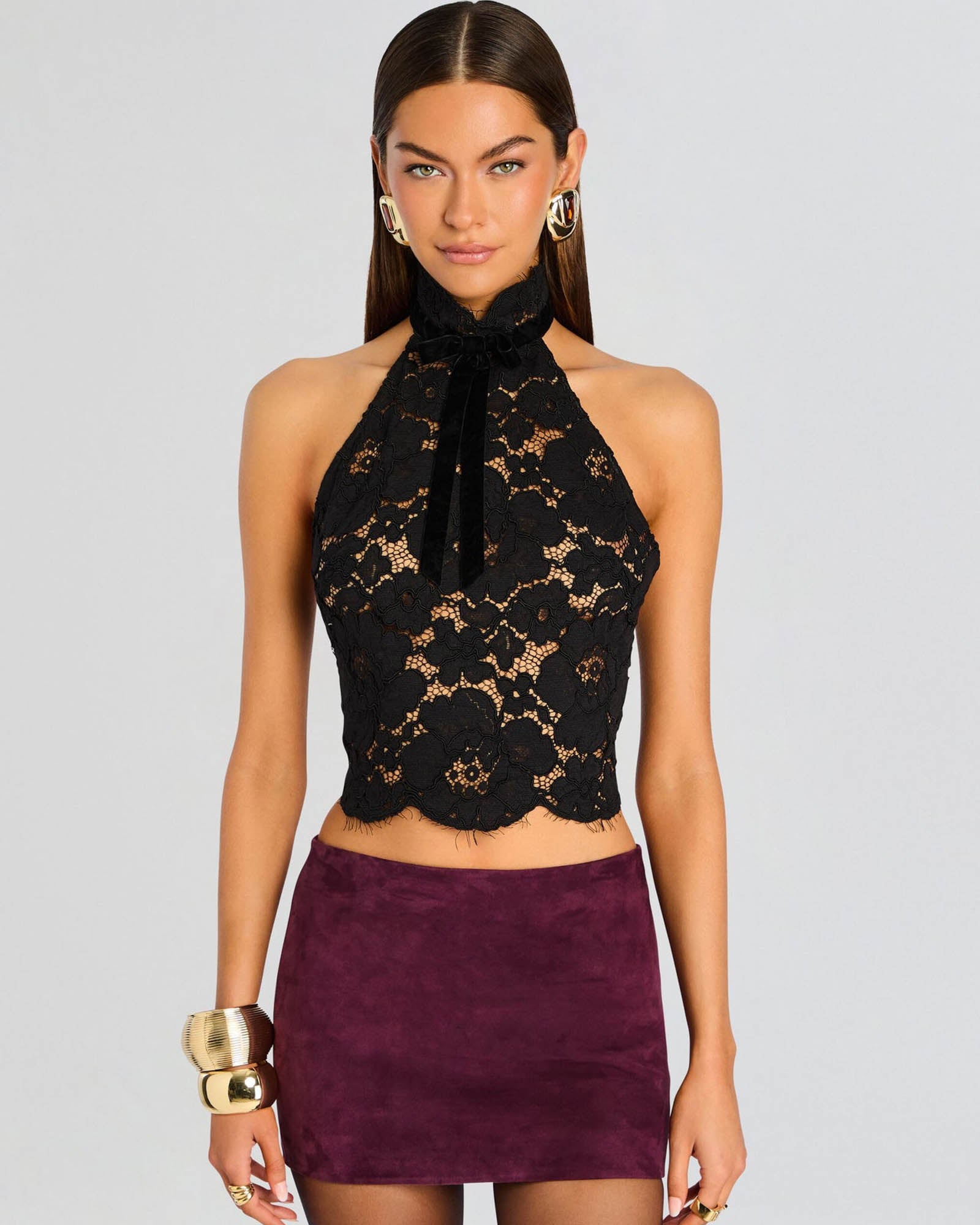 RETROFETE Ravenna Lace Top
