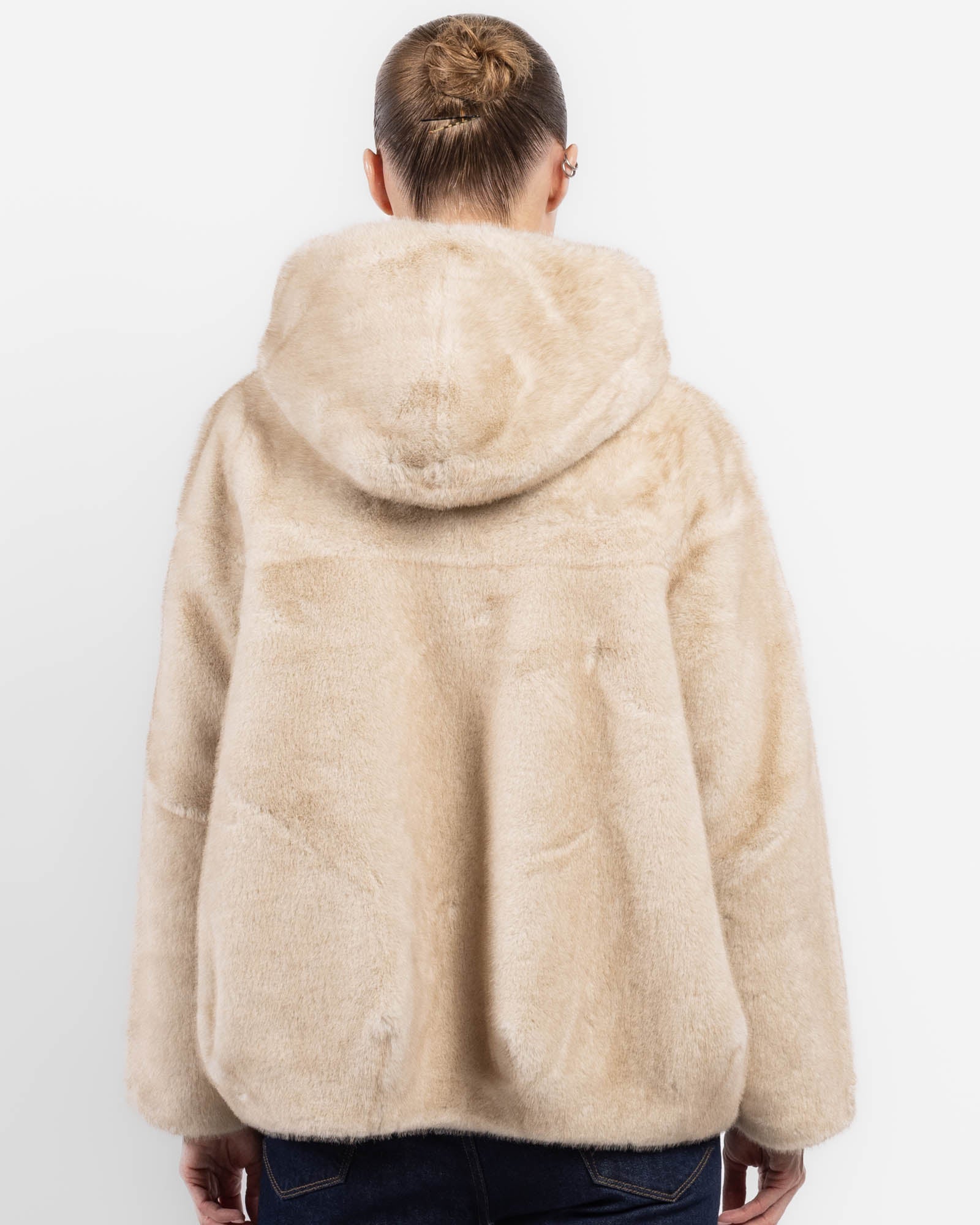 Veste en fausse fourrure