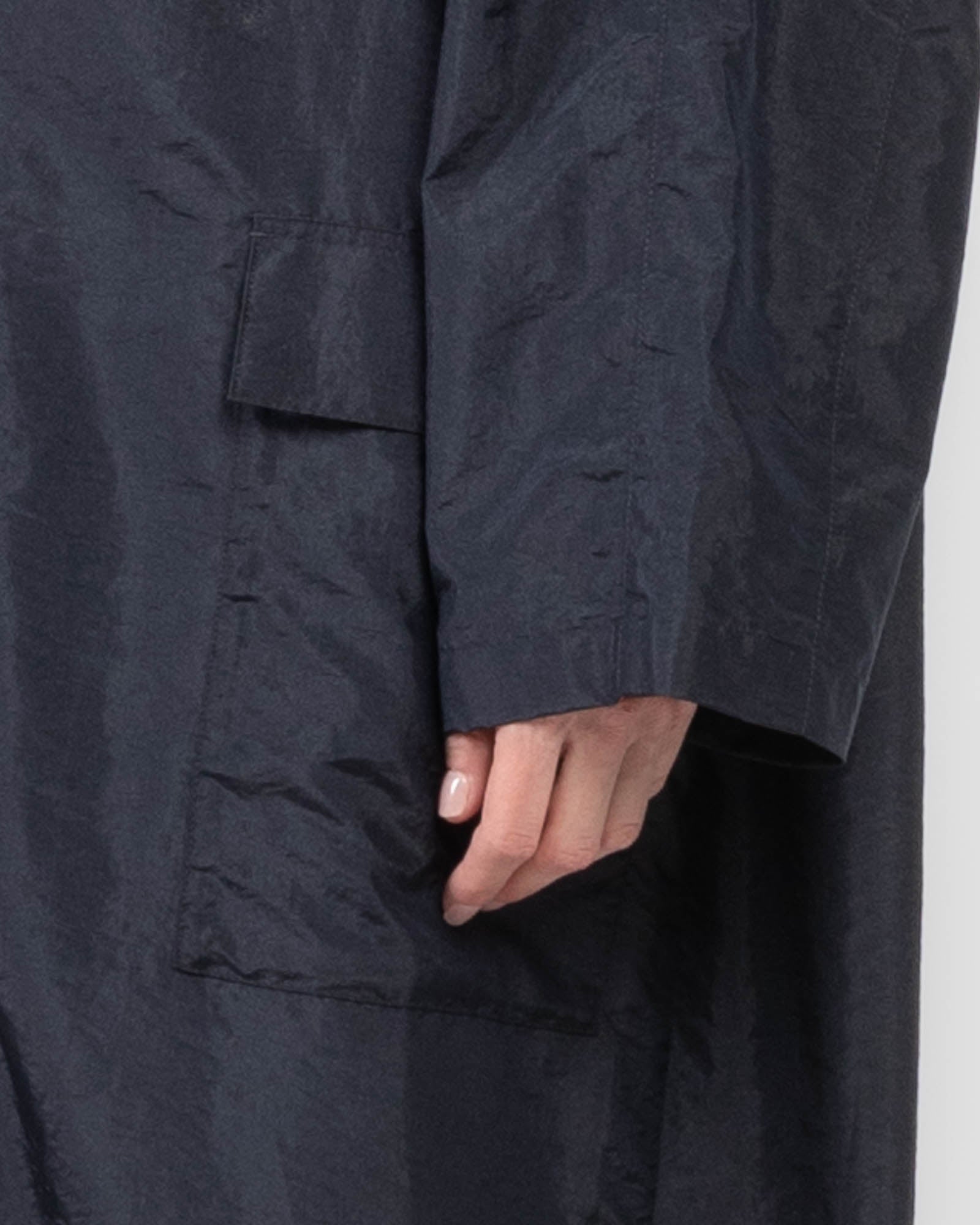 Crispy Nylon Hood Coat