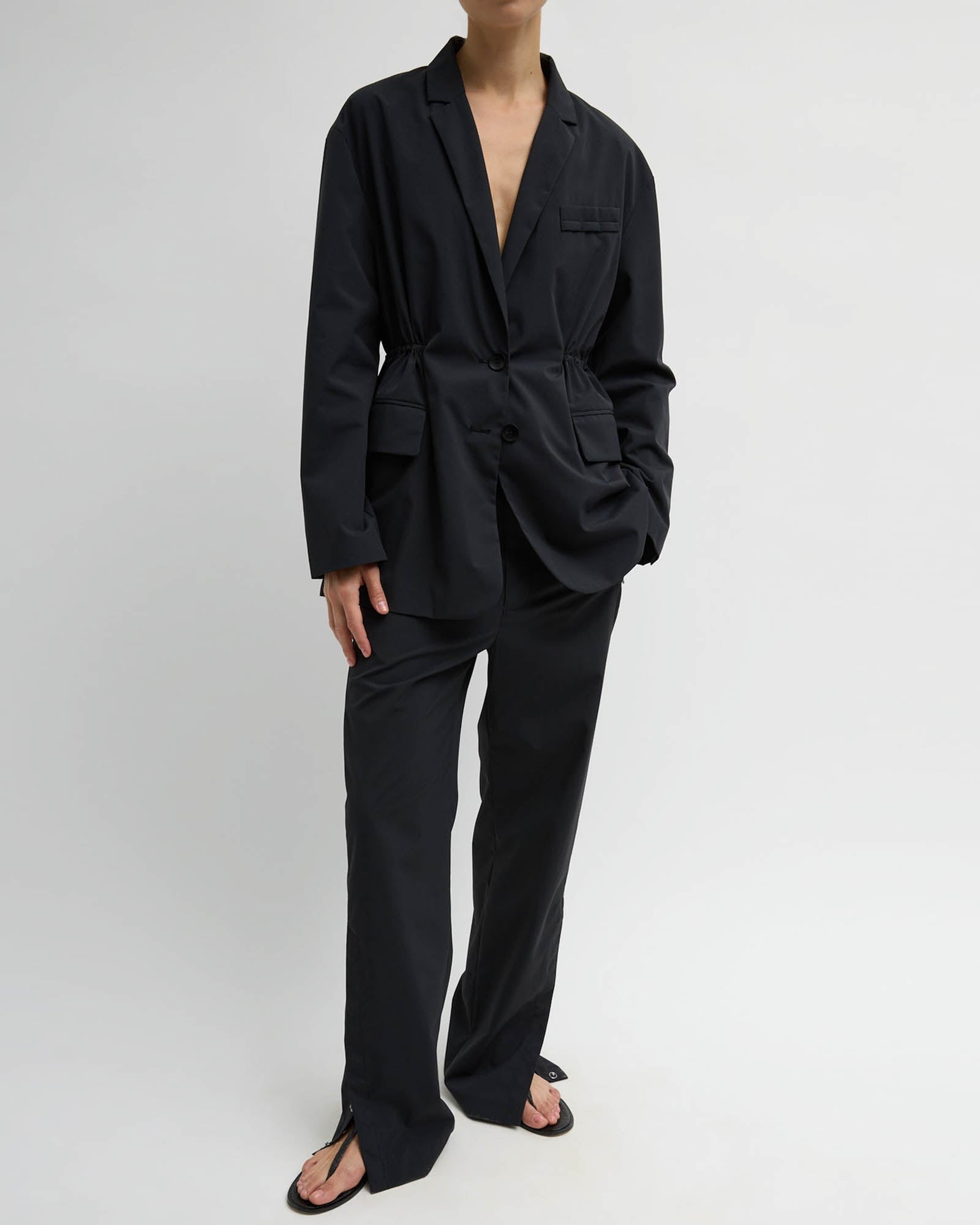 Anorak Blazer With Zip Vest