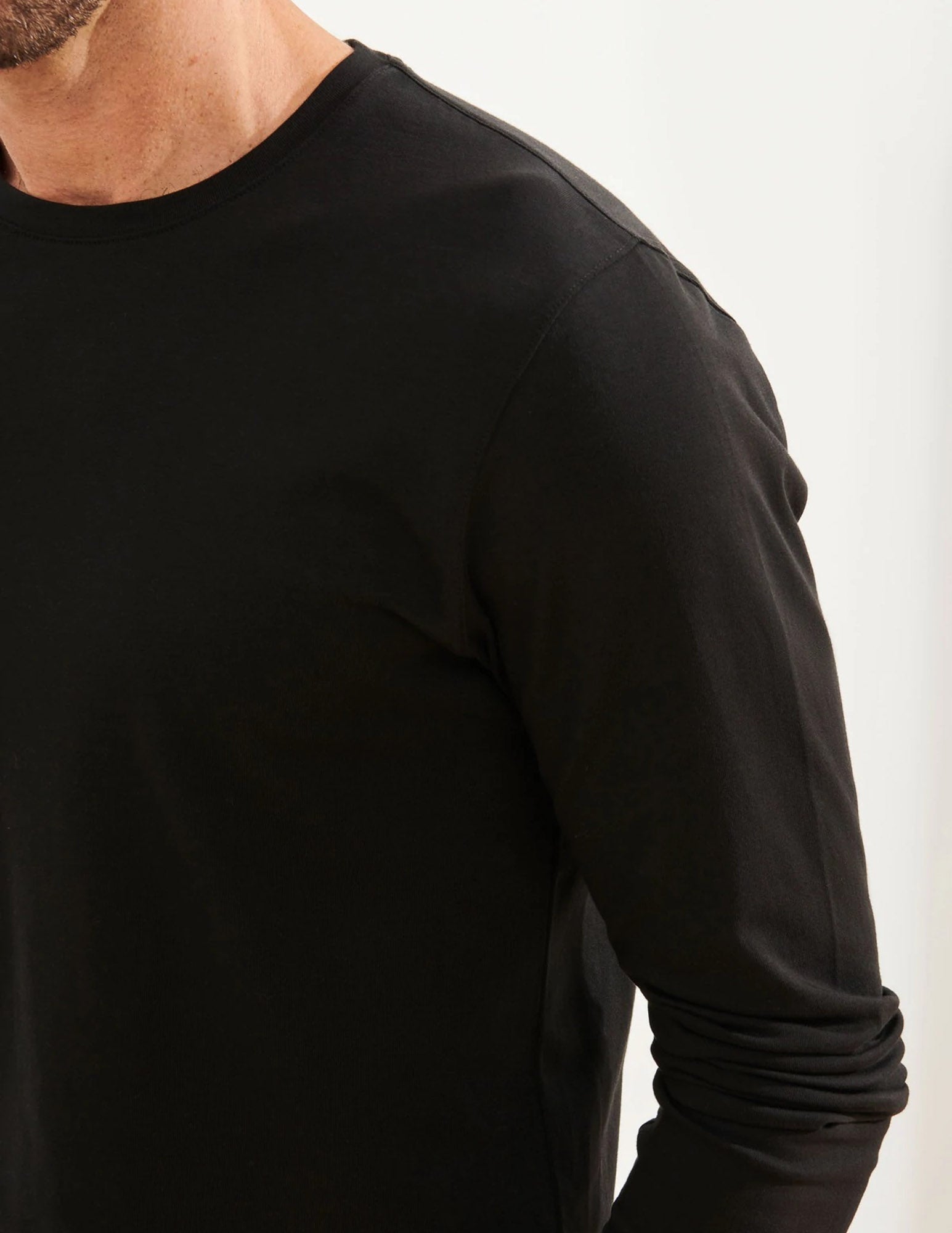 PATRICK ASSARAF - Long Sleeve Crew Neck Shirt | Luxury Designer Fashion | tntfashion.ca
