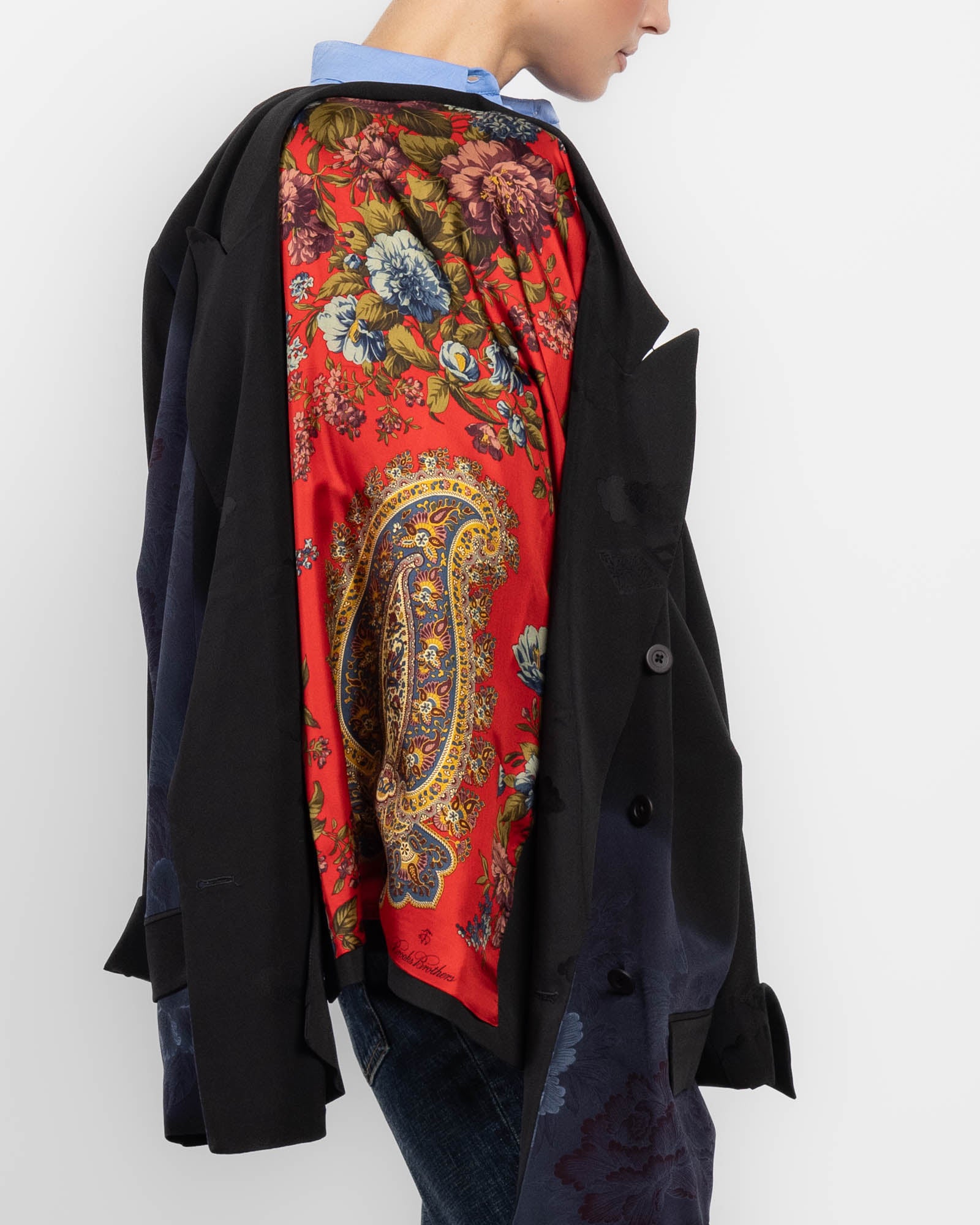 Oversized Double-Breasted Jacket