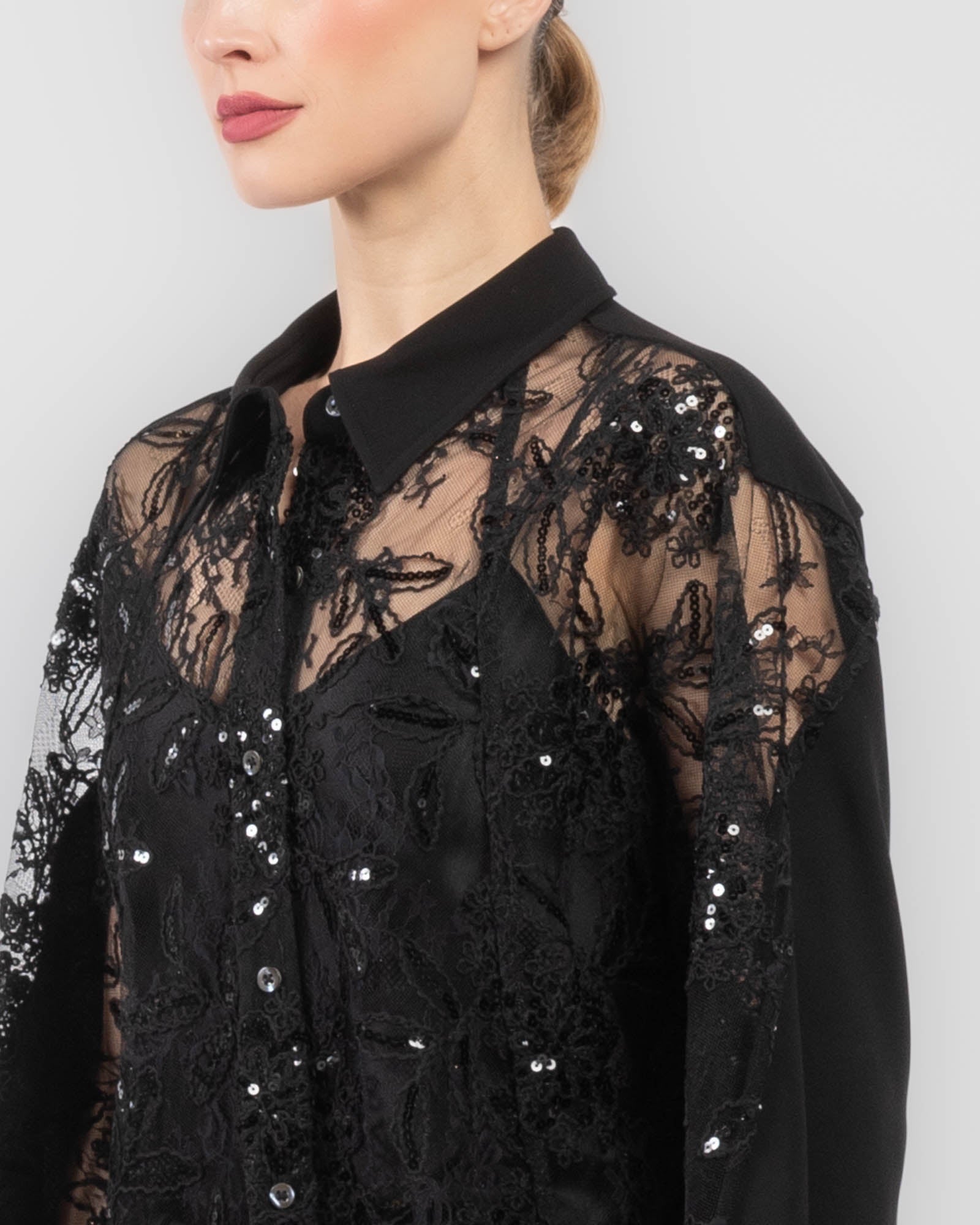 Sequin Lace Top