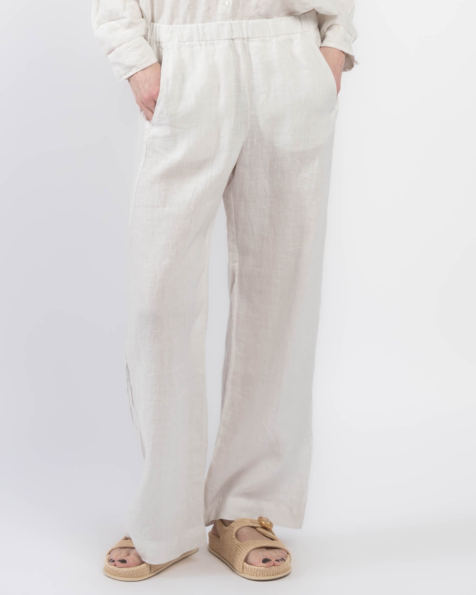 Pantalon en lin Cleo Wade