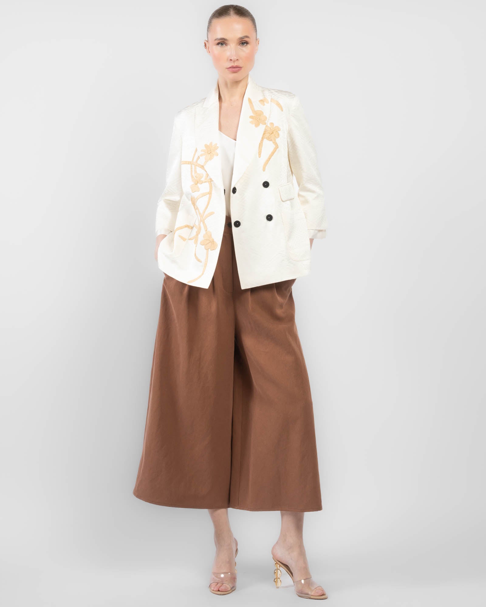 Double-Breasted Traditional Kimono Jacket