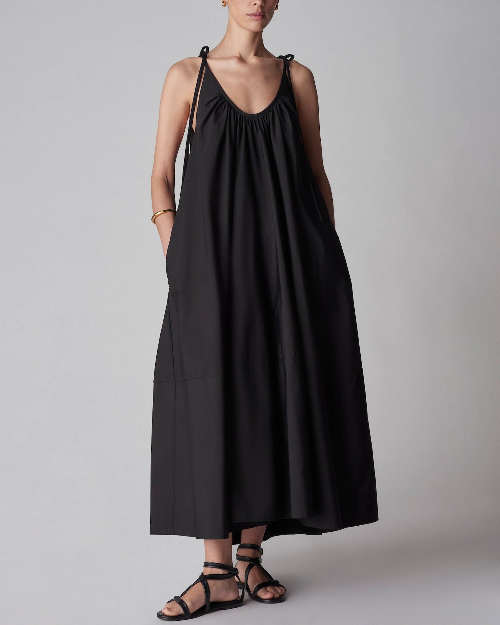 Gathered Maxi Dress
