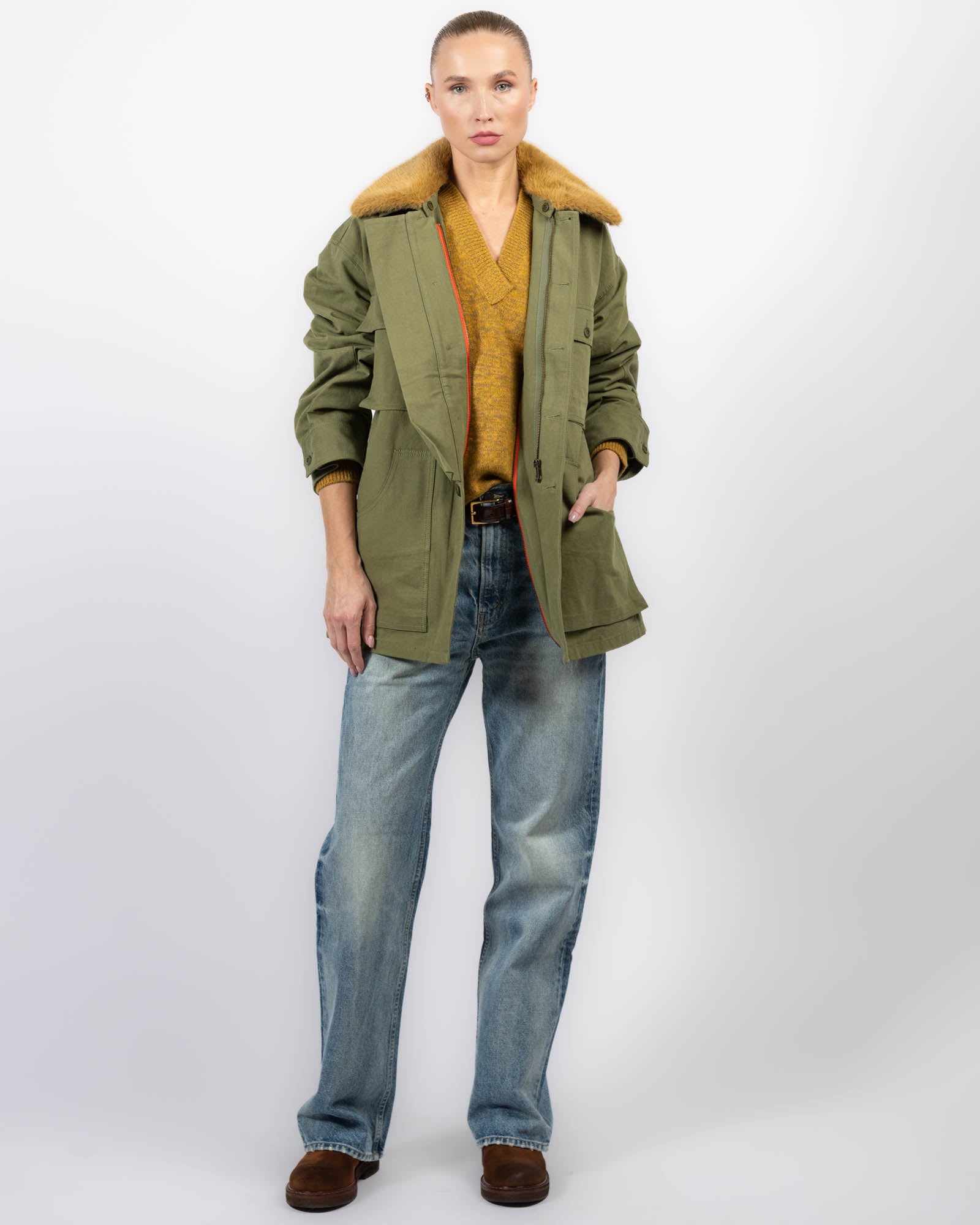 Parka à doublure matelassée
