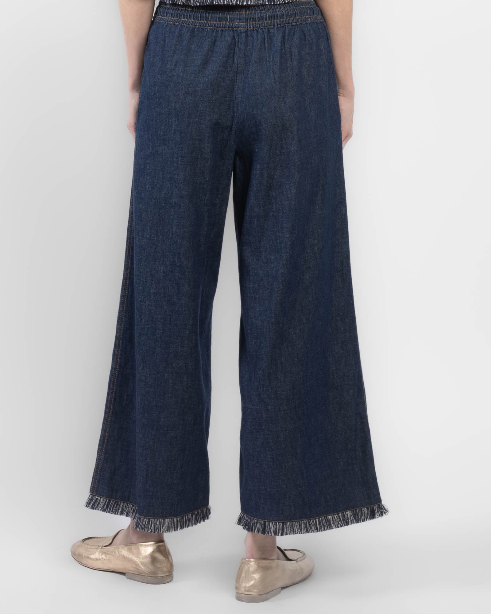 ZIMMERMANN Rhiannon Fringe Denim Pants