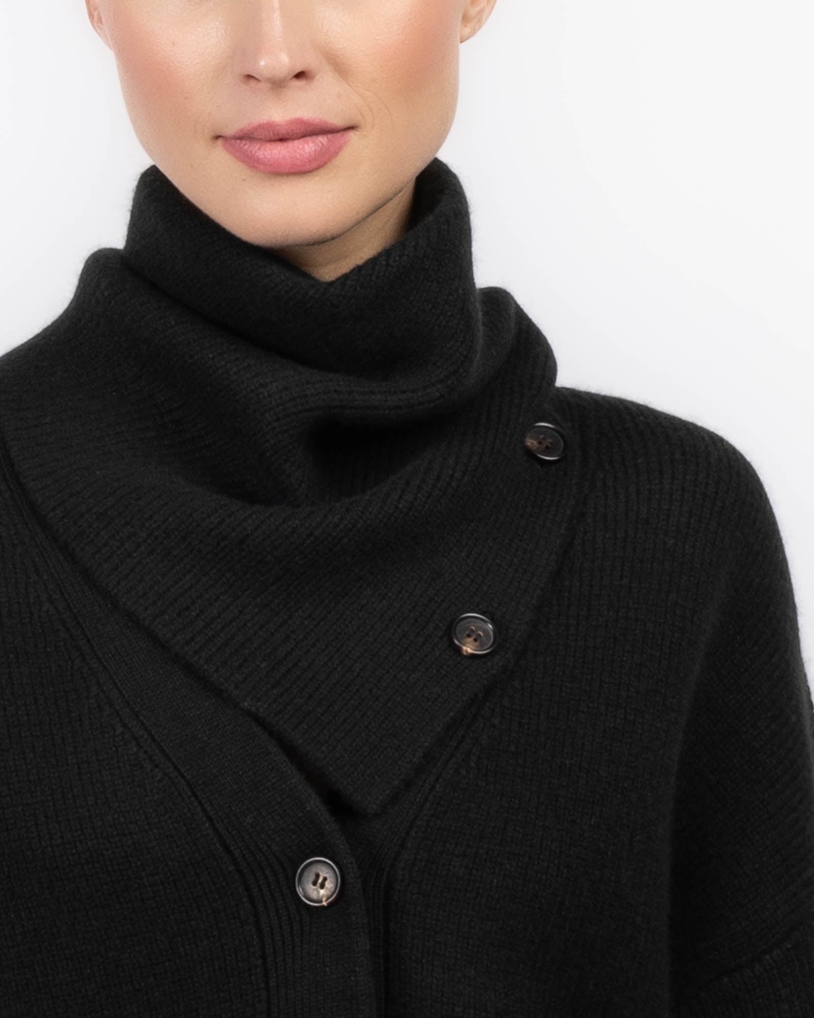 Derios Cardigan With Scarf