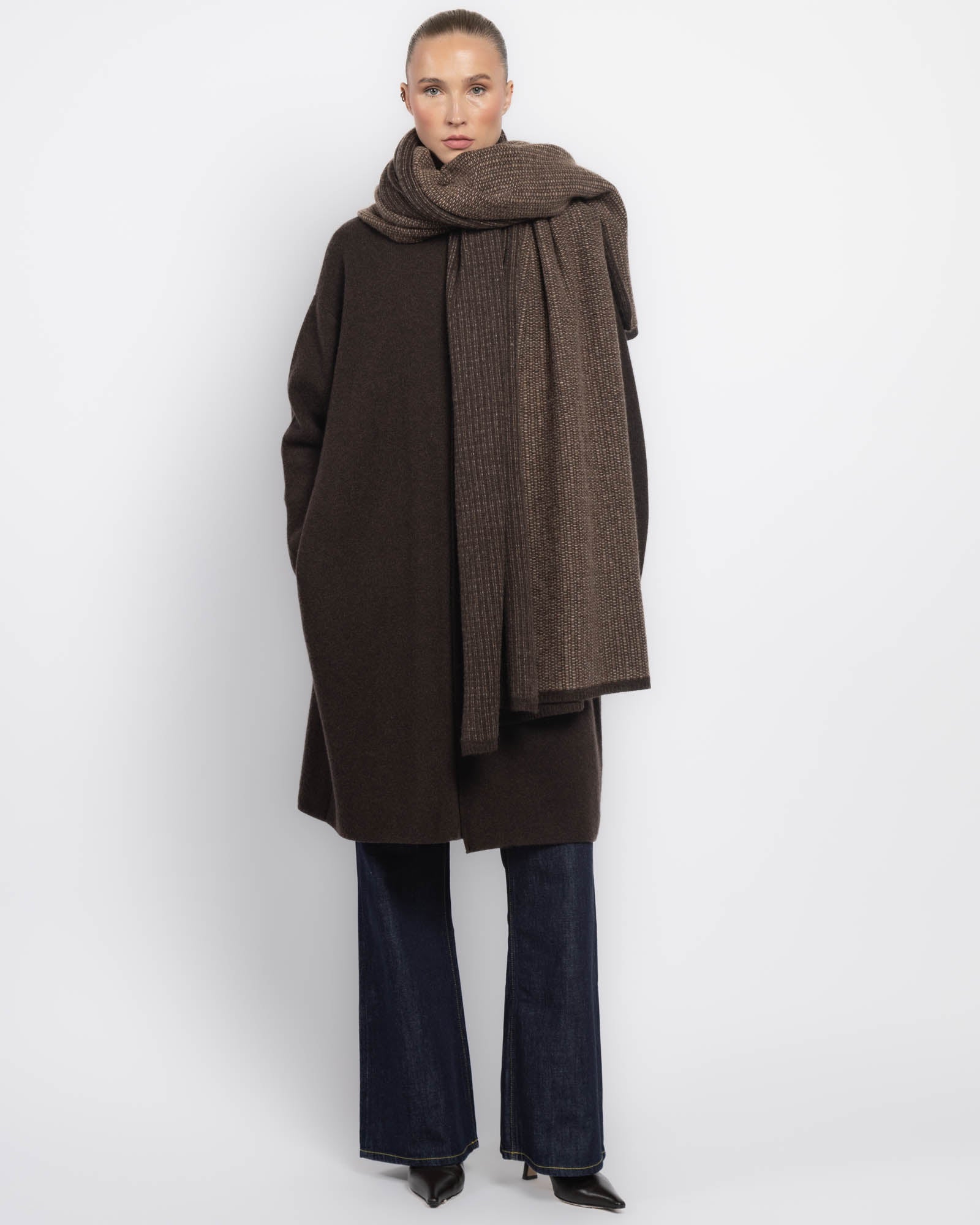 Square Knit Throw