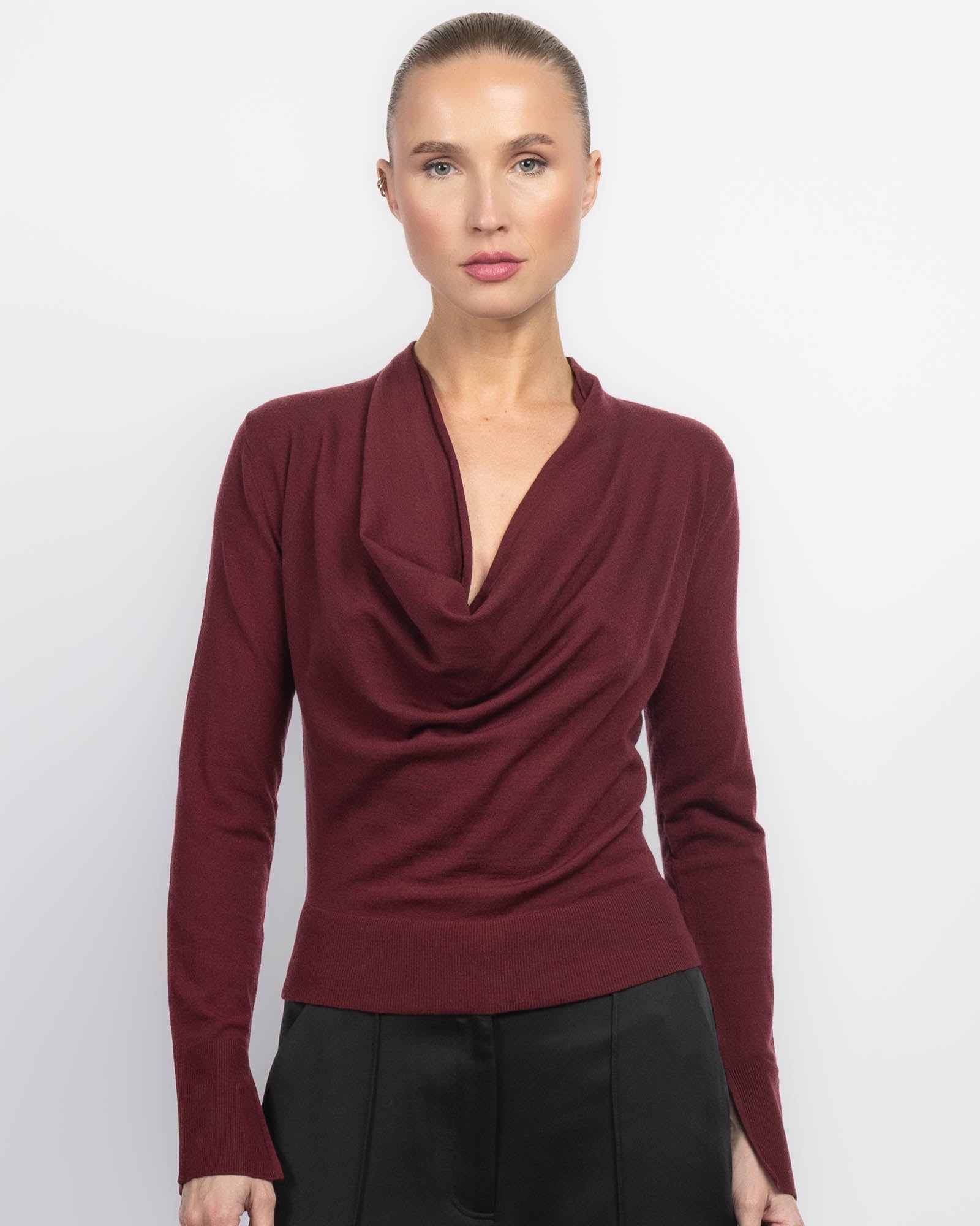 Natia Cowl Neck Top