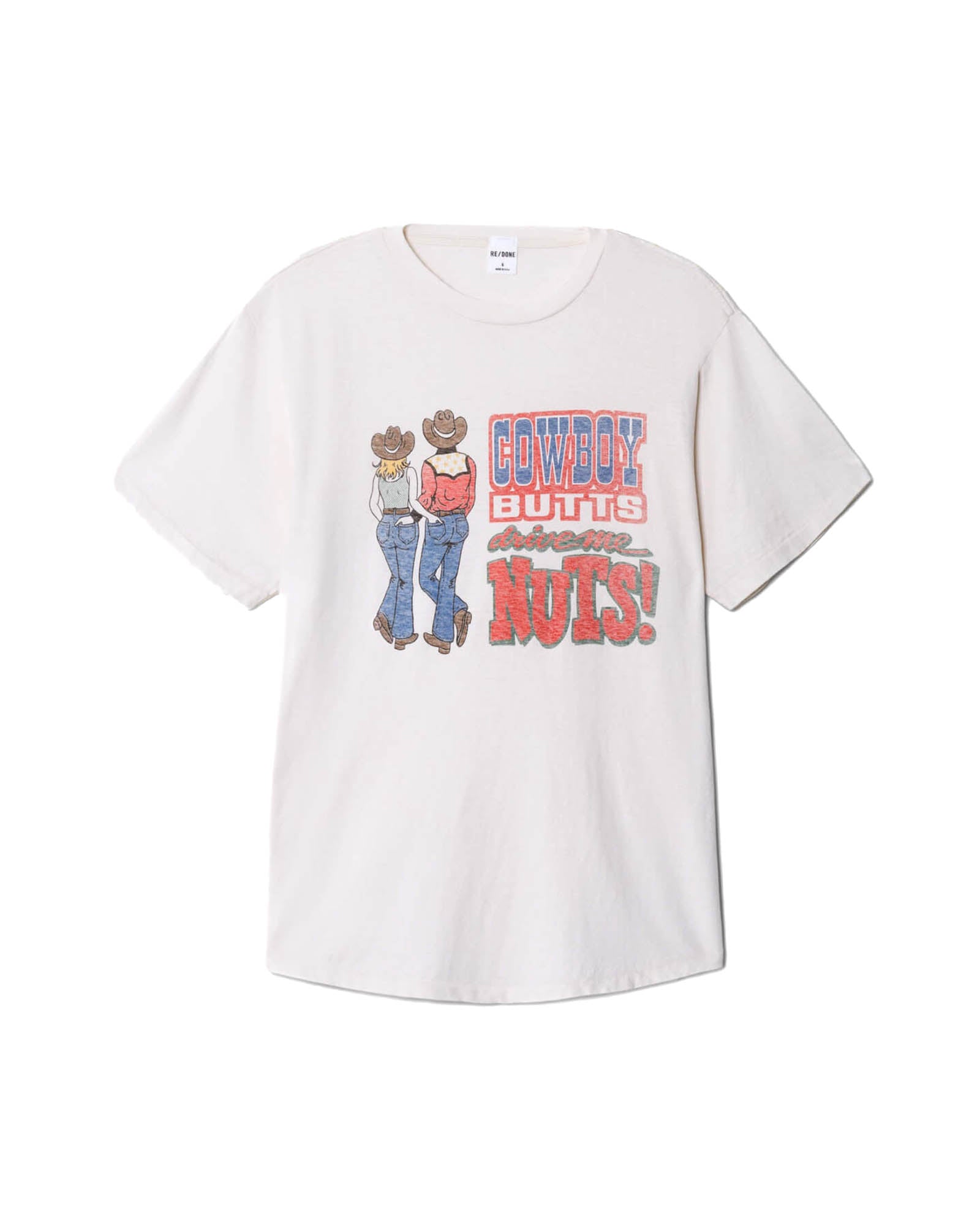 T-shirt boyfriend Cowboy Butts