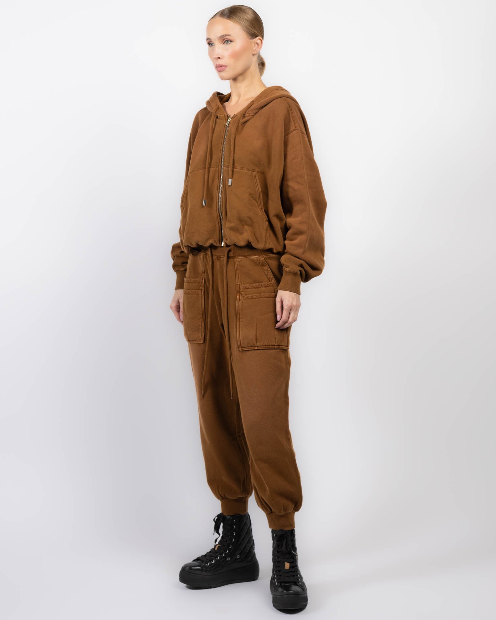 Balloon Zip-Up Hoodie