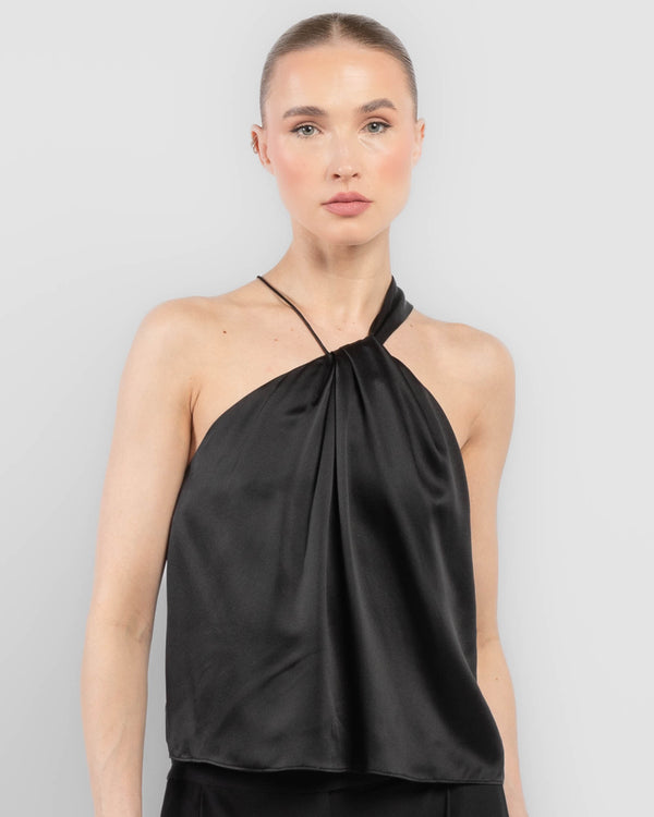 Asymmetrical Halter Top